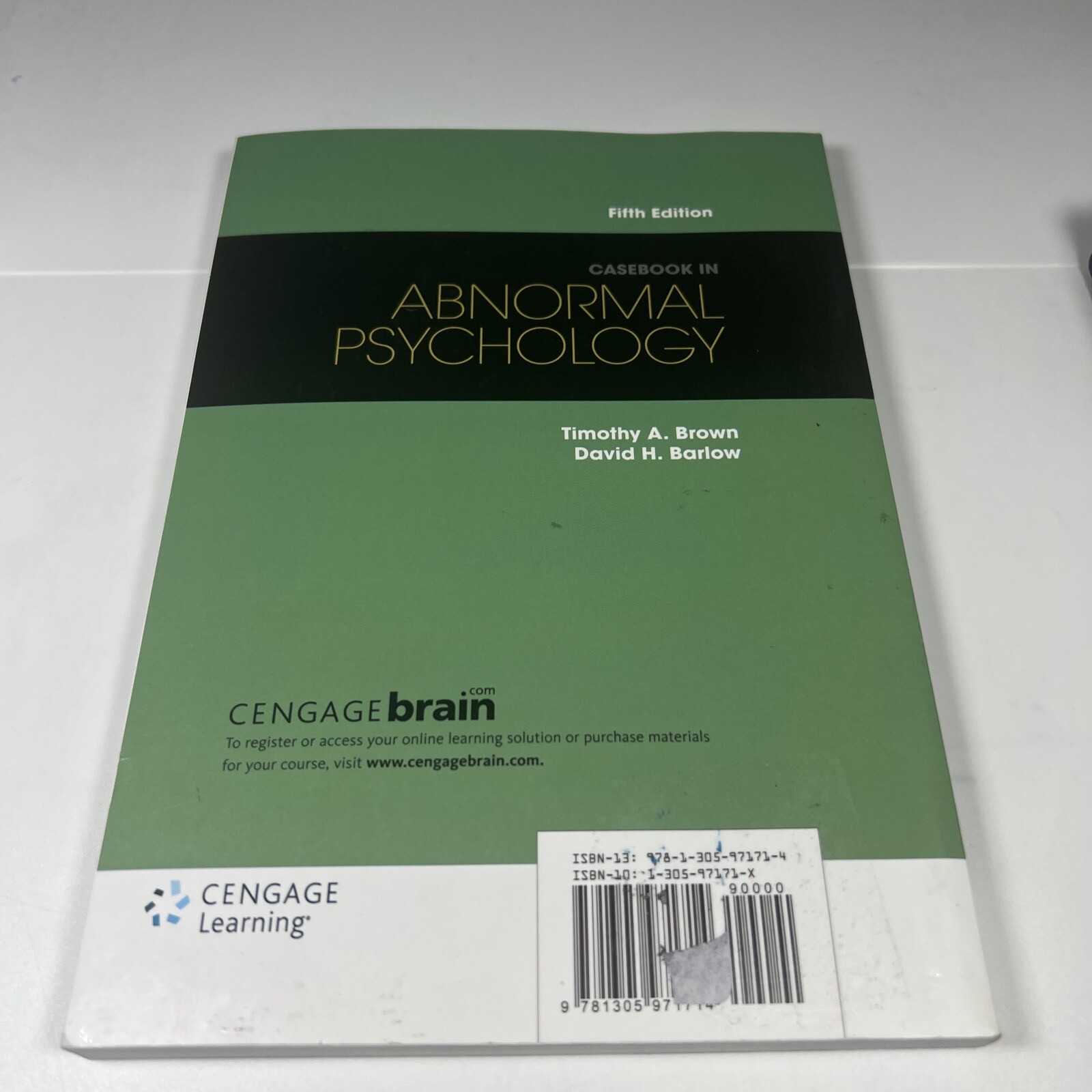 Casebook in Abnormal Psychology by David H. Barlow and Timothy A. Brown…
