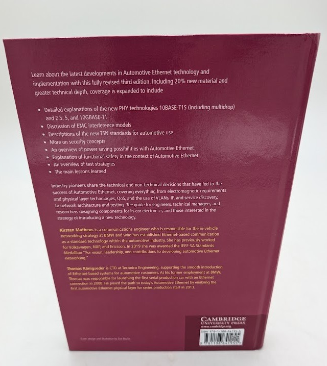 Automotive Ethernet by Kirsten Matheus: Third Edition