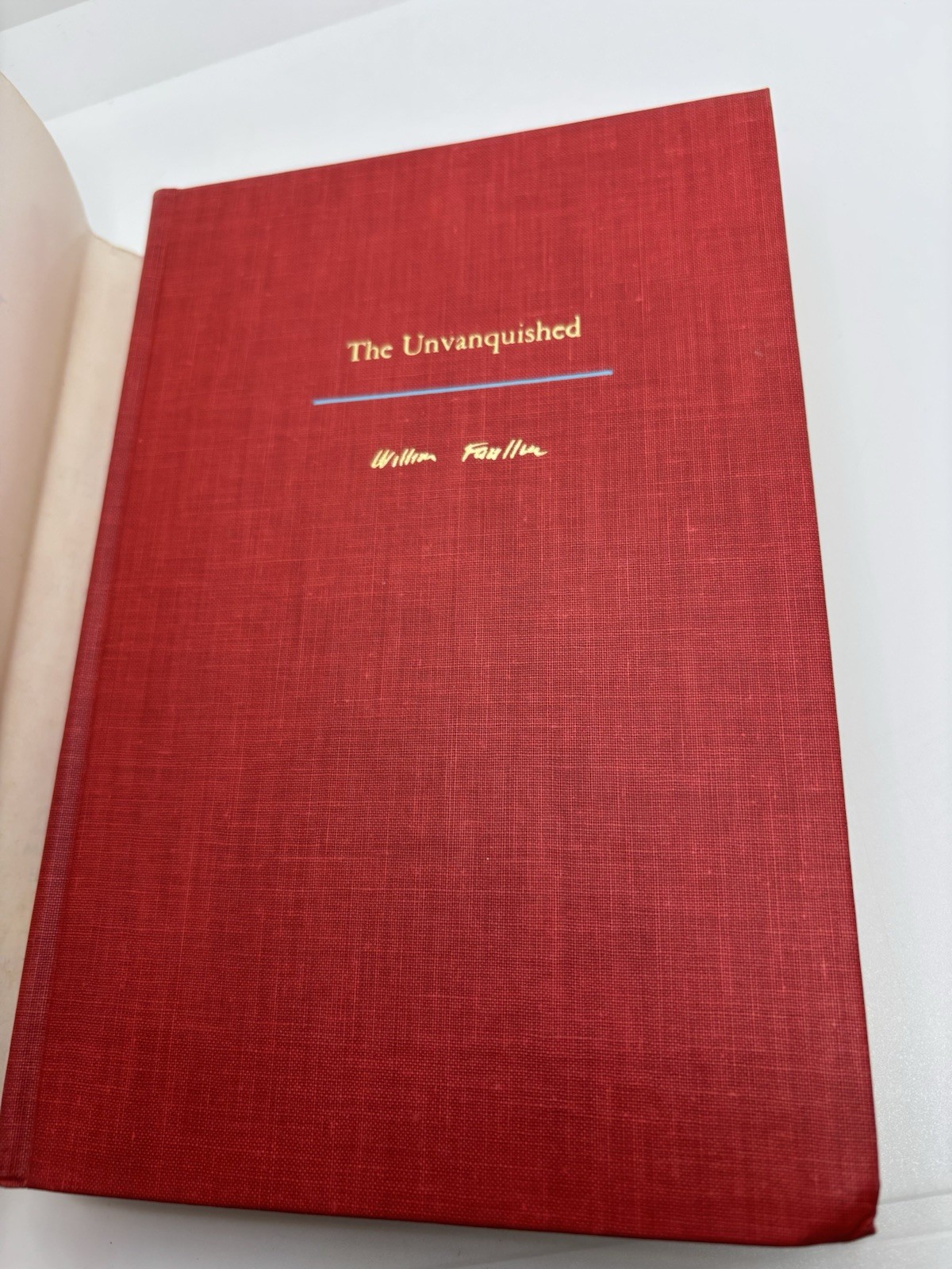 The Unvanquished | William Faulkner | 1965 • 1938 Facsimile • Hardcover
