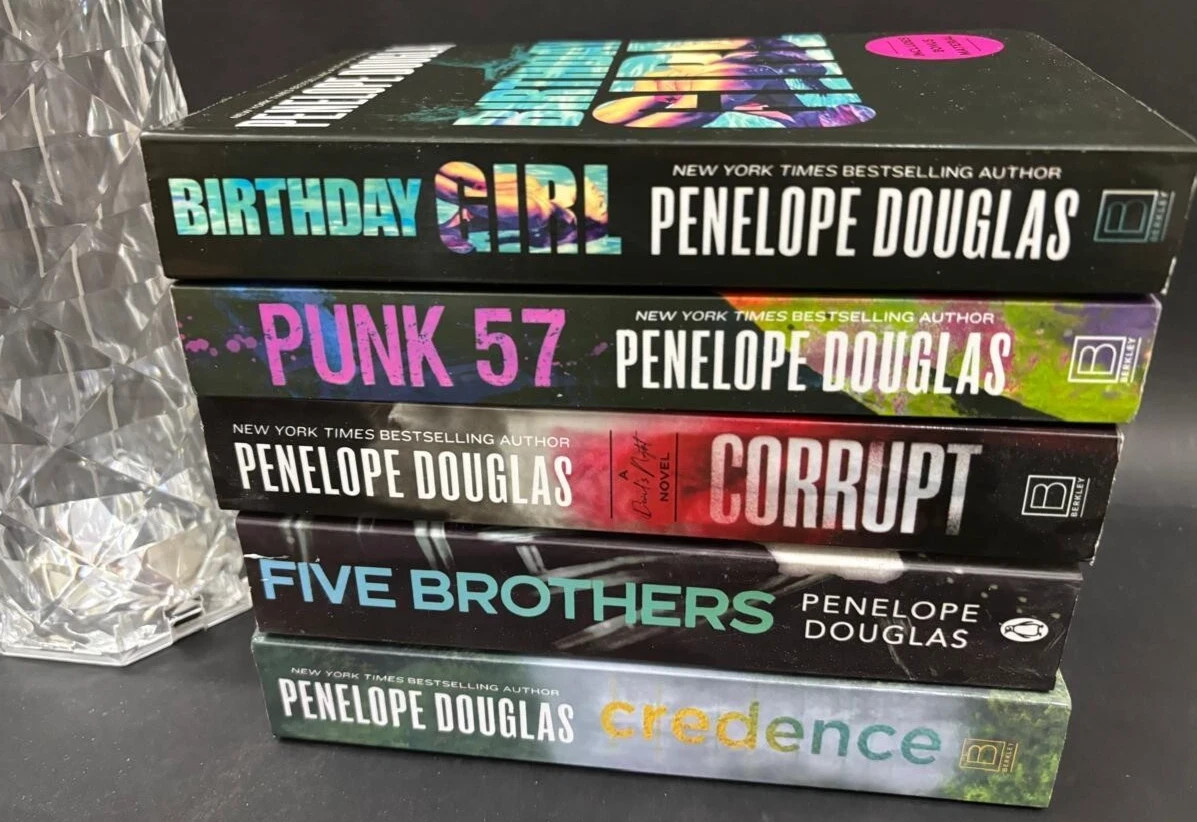 Penelope Douglas 5 Books Set – Punk 57, Credence, Birthday Girl, Corrupt, Five B