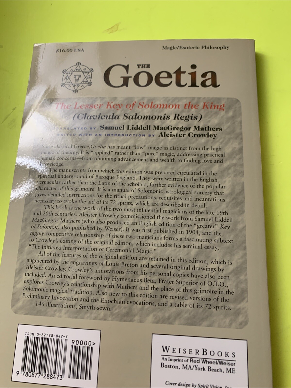 Goetia the Lesser Key of Solomon the King : Lemegeton, Book 1 Cla