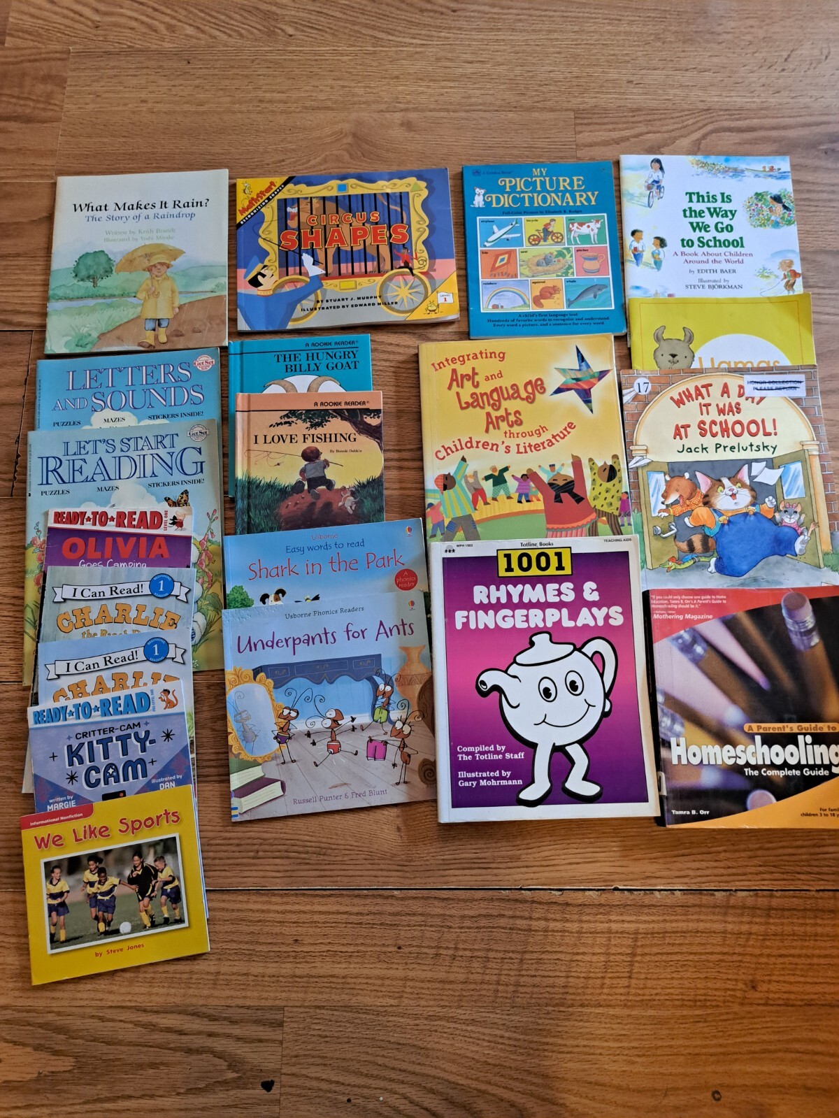 Homeschool Curriculum Lot Of 20 Workbooks/Resources Kindergarten K books