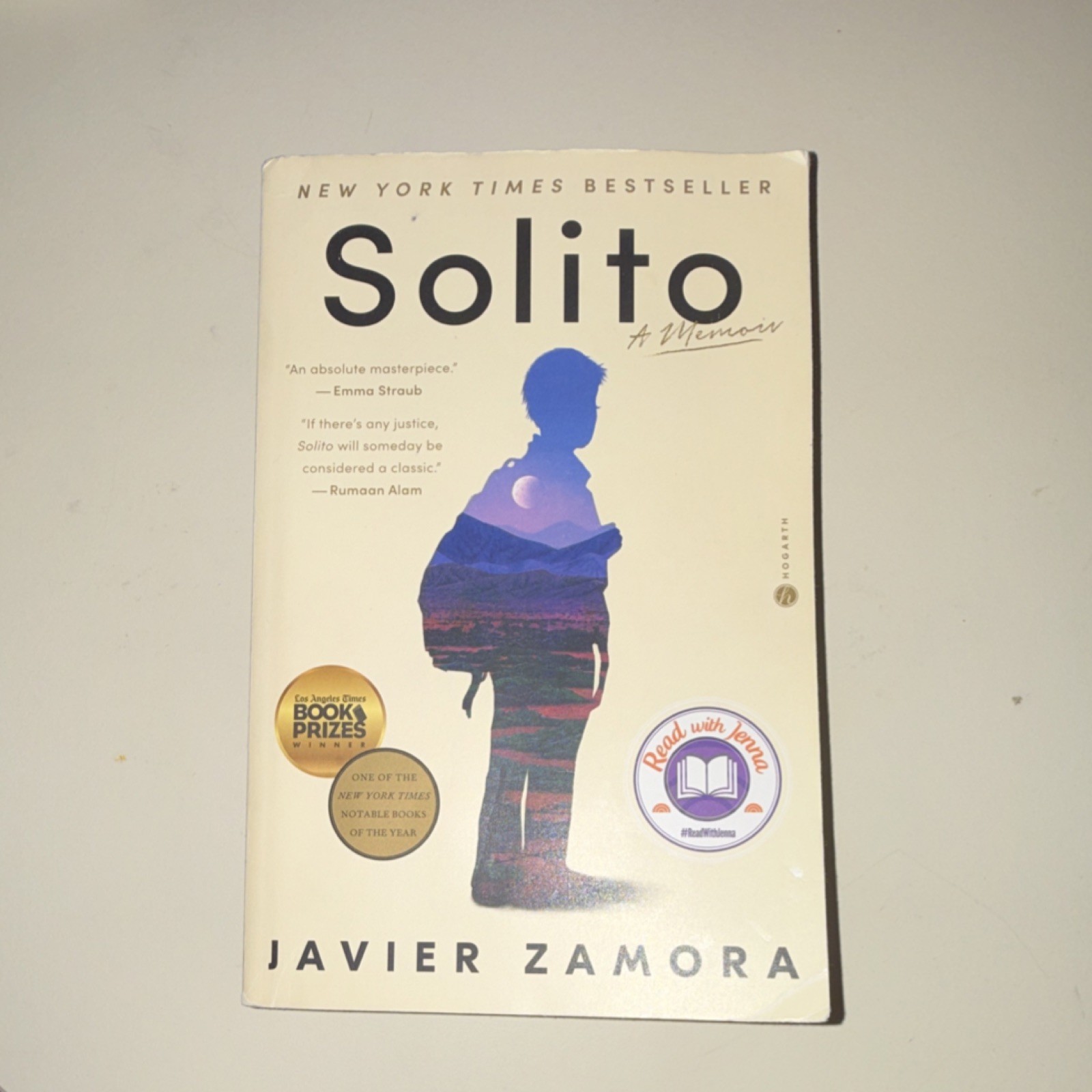 Solito: A Memoir by Javier Zamora, Paperback, Hogarth, Book Club Edition