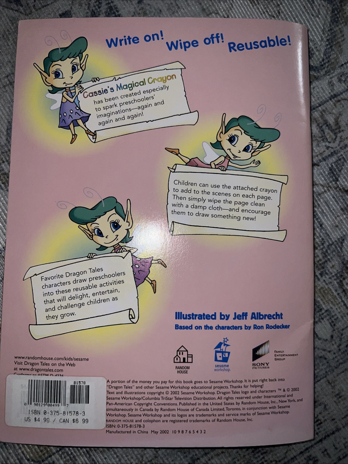Cassie’s Magical Crayon by RH Disney Staff (2002, Trade Paperback)