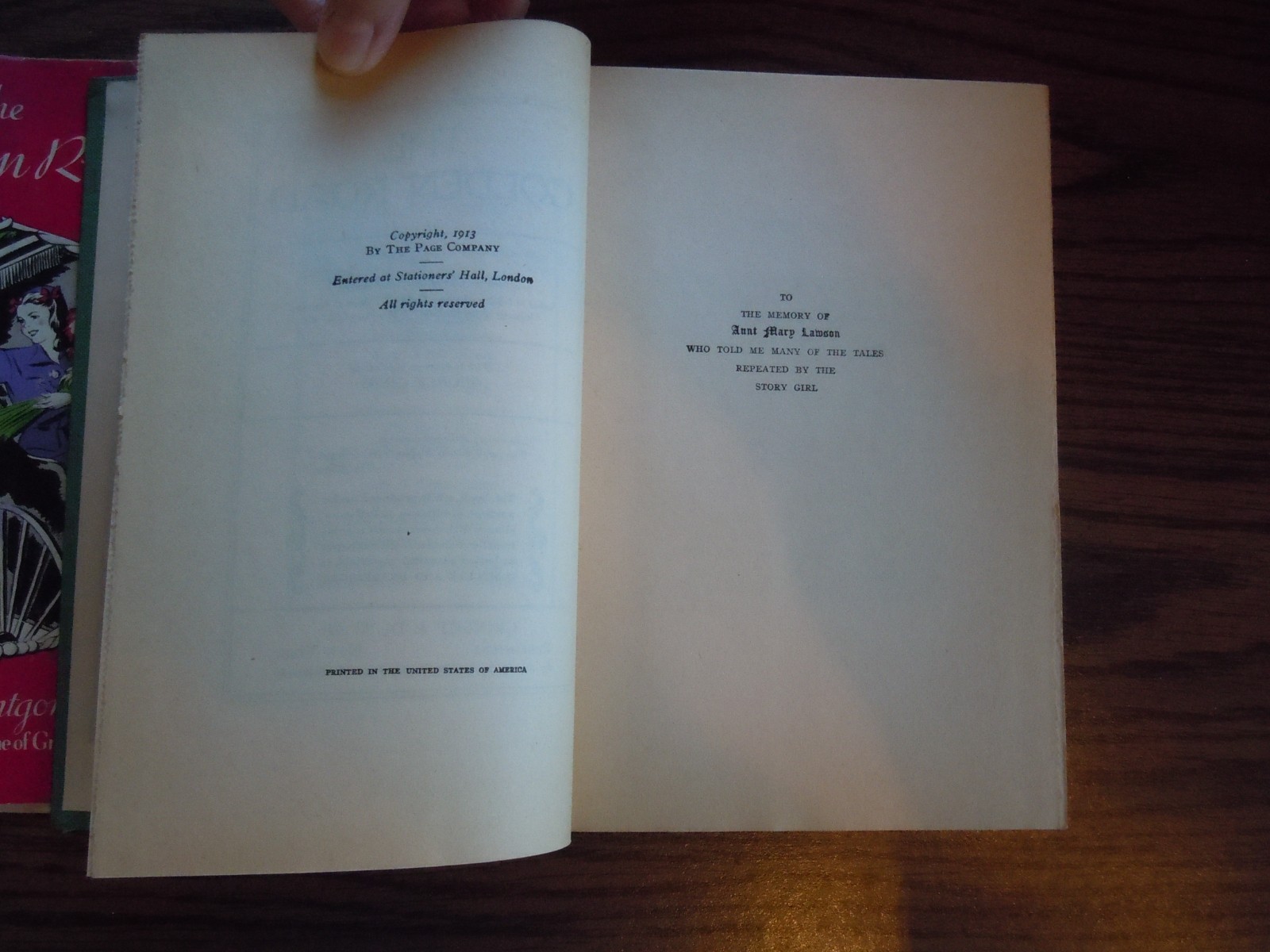 THE GOLDEN ROAD ~ L.M. Montgomery~ 1913 1st Edition – Dust Jacket-Nice Condition