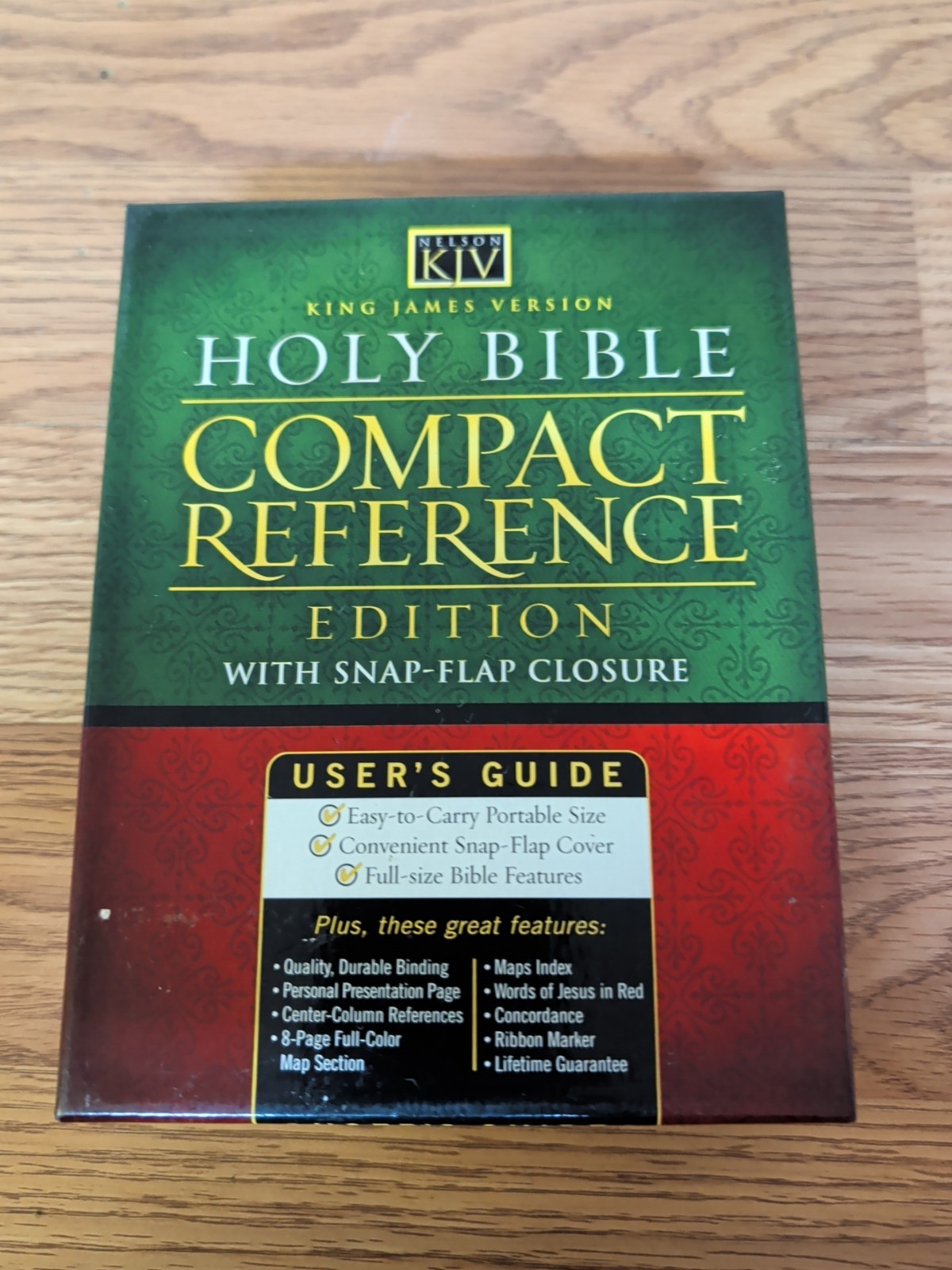 KJV Reference Bible Bonded Leather Center Column Reference New in Box