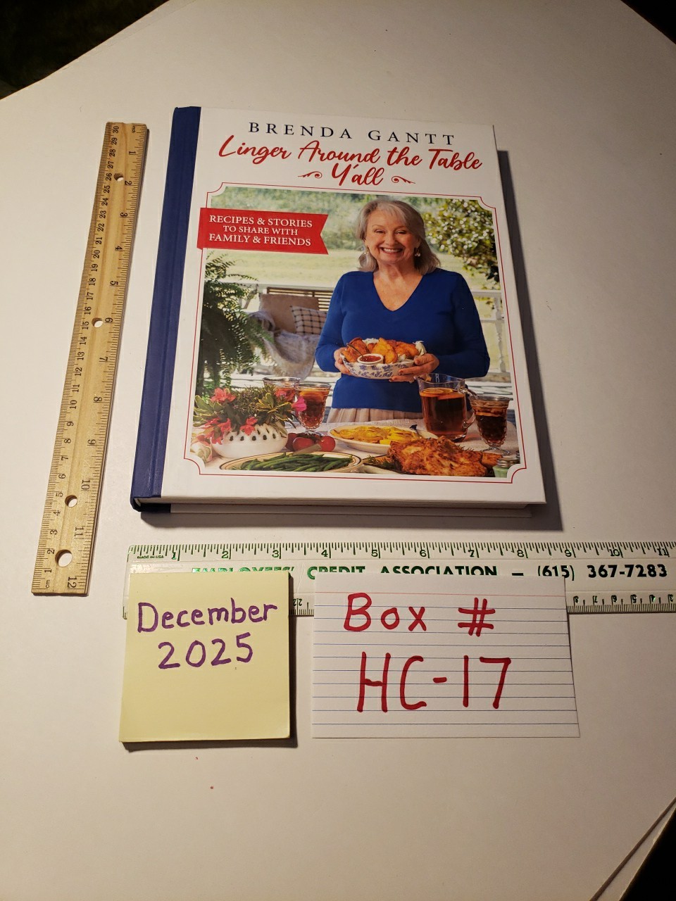Linger Around The Table Y’all Brenda Gantt- Cookbook Family Recipes and Stories