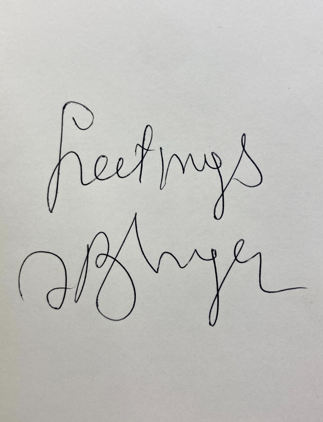*SIGNED The Image and Other Stories – Isaac Bashevis Singer Farrar Straus Giroux