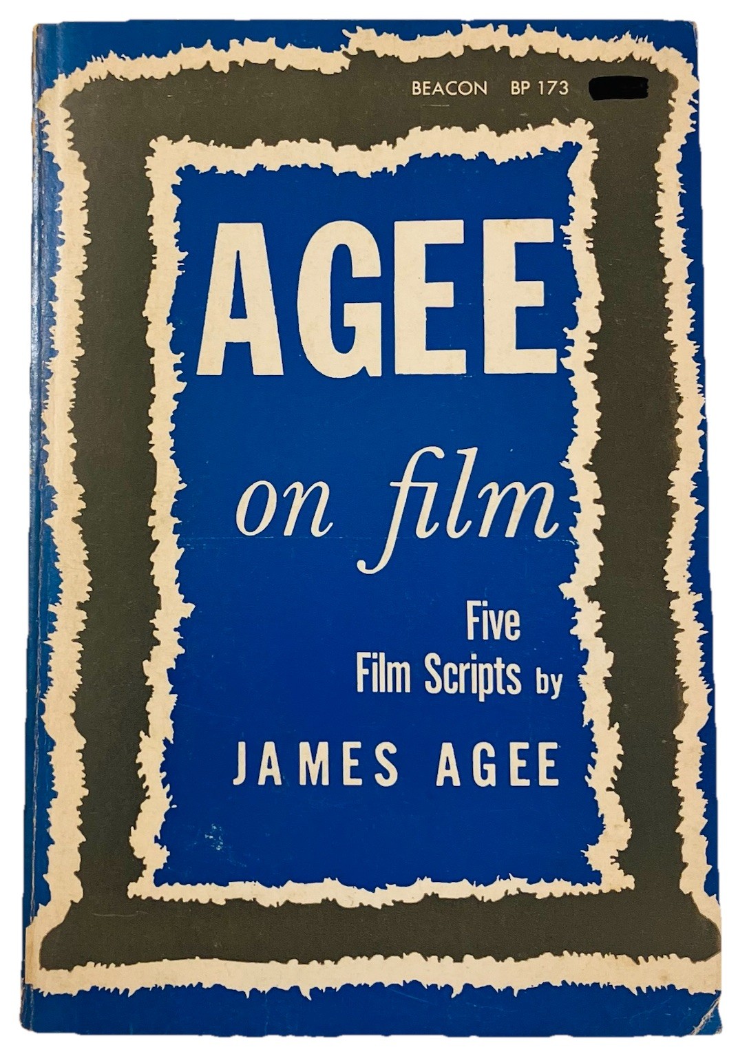 James Agee on Film 5 Scripts (1964) Beacon Paperback, African Queen Night Hunter