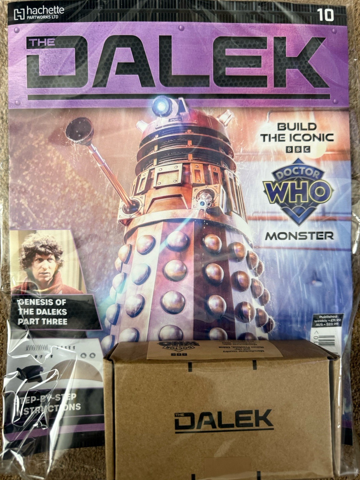 Hachette Build The Dalek – Issue 10 – Iconic BBC Doctor Who 82cm Tall