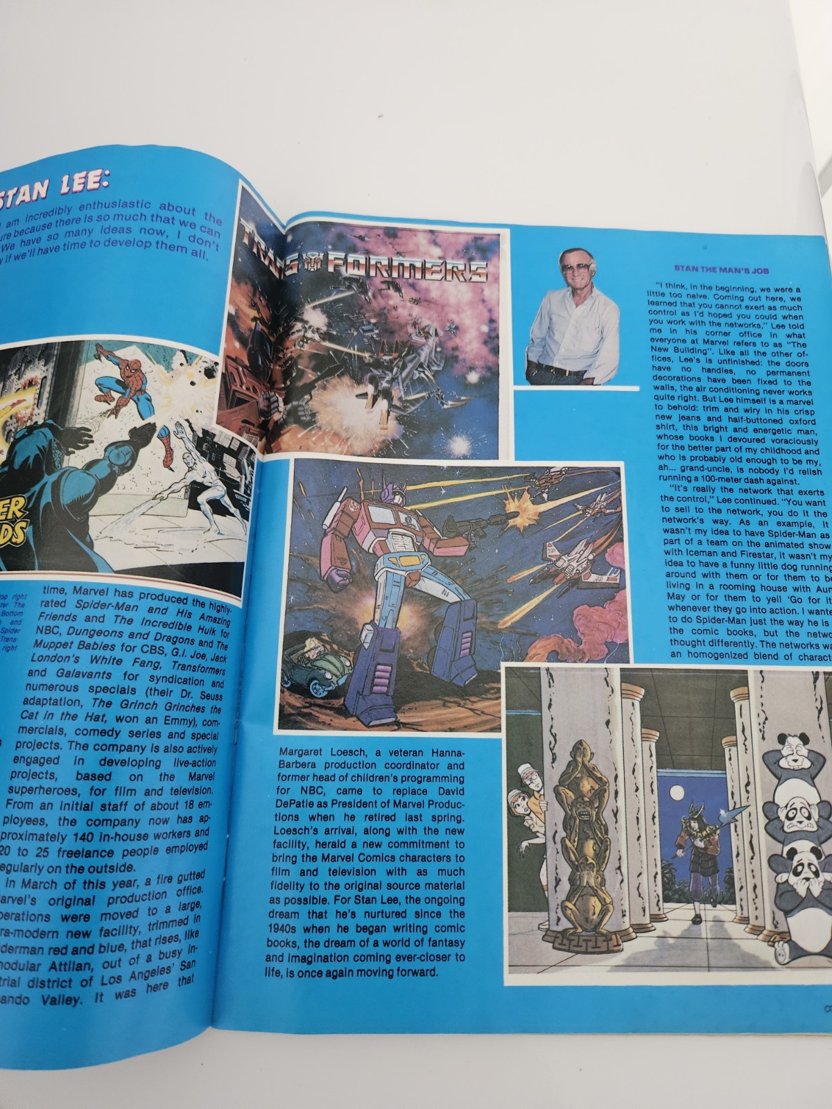 COMICS FEATURE 33 1985 Magazine STAN LEE Marvel Studios RPG NEW TEEN TITANS More