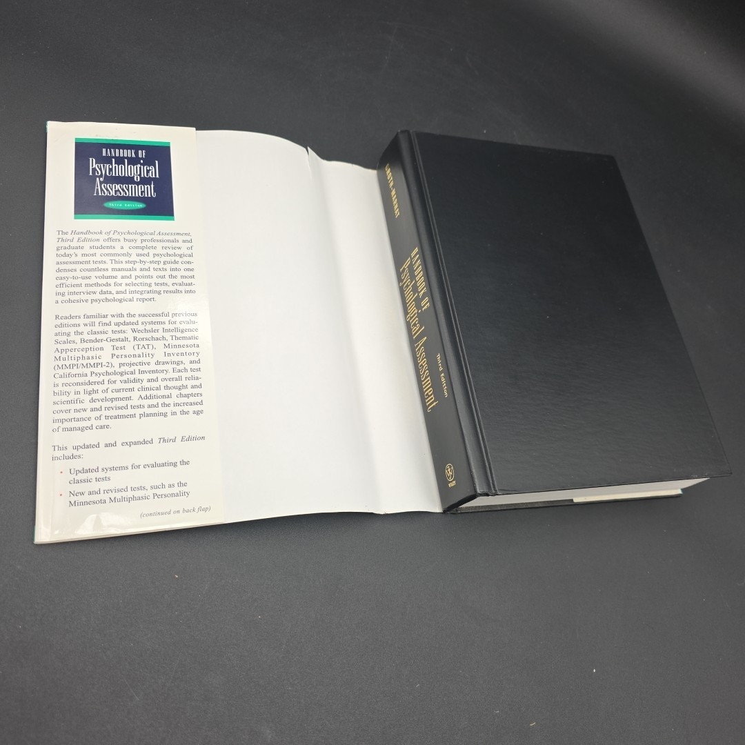 Handbook of Psychological Assessment 3rd Edition By Groth-Marnat, Gary & J Wiley