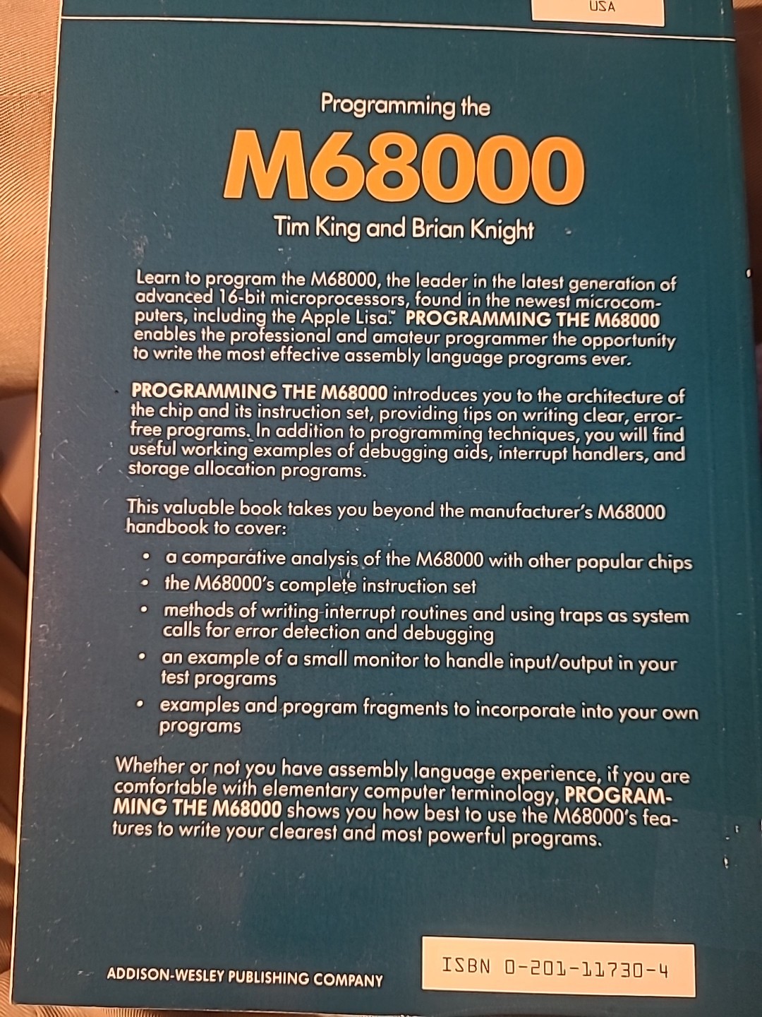 Programming M68000 by Peter King (1983, Trade Paperback)