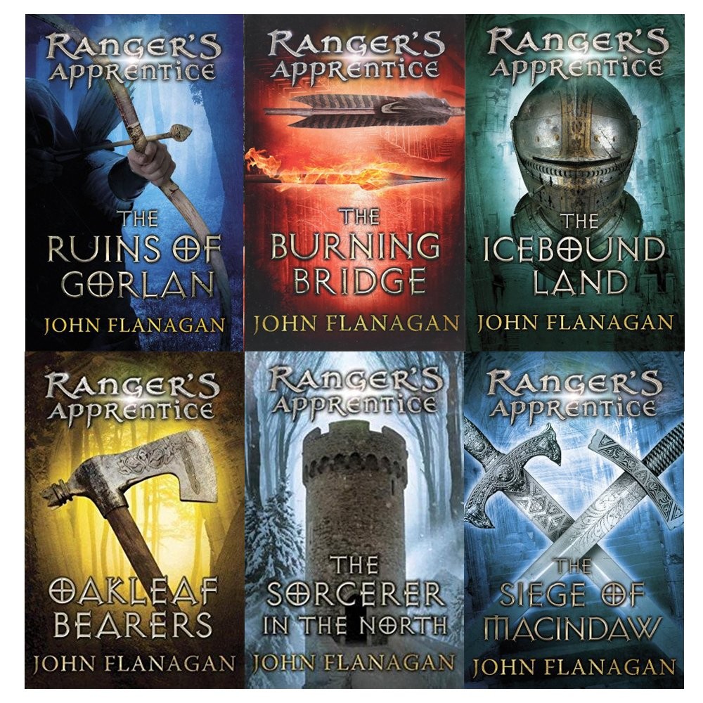 John Flanagan Ranger’s Apprentice 6 Books Collection Set (The Siege of Macin…
