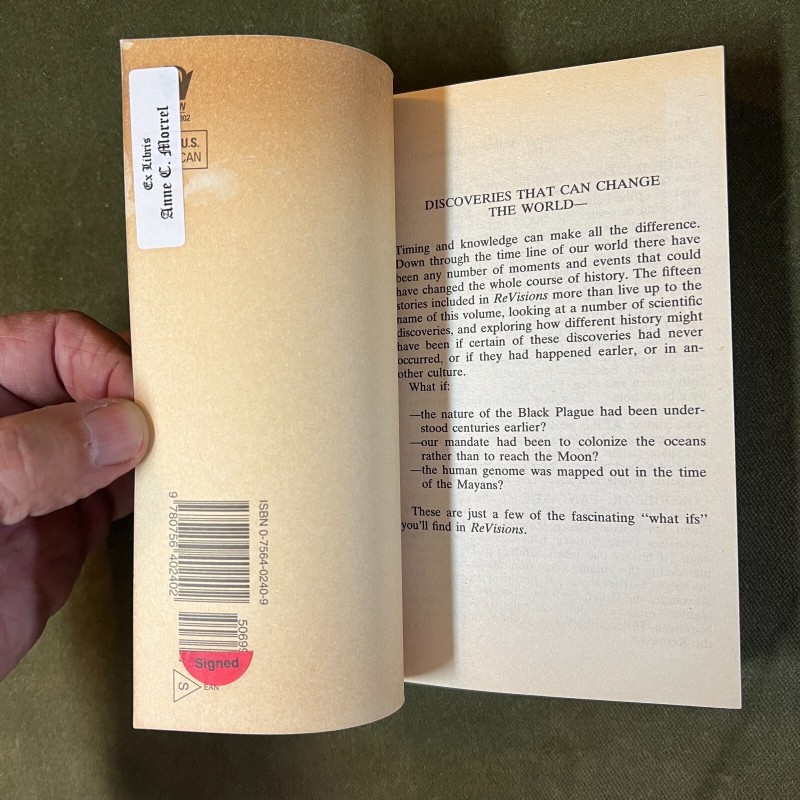 Revisions by Isaac Szpindel (2004, Uk- a Format Paperback) Signed