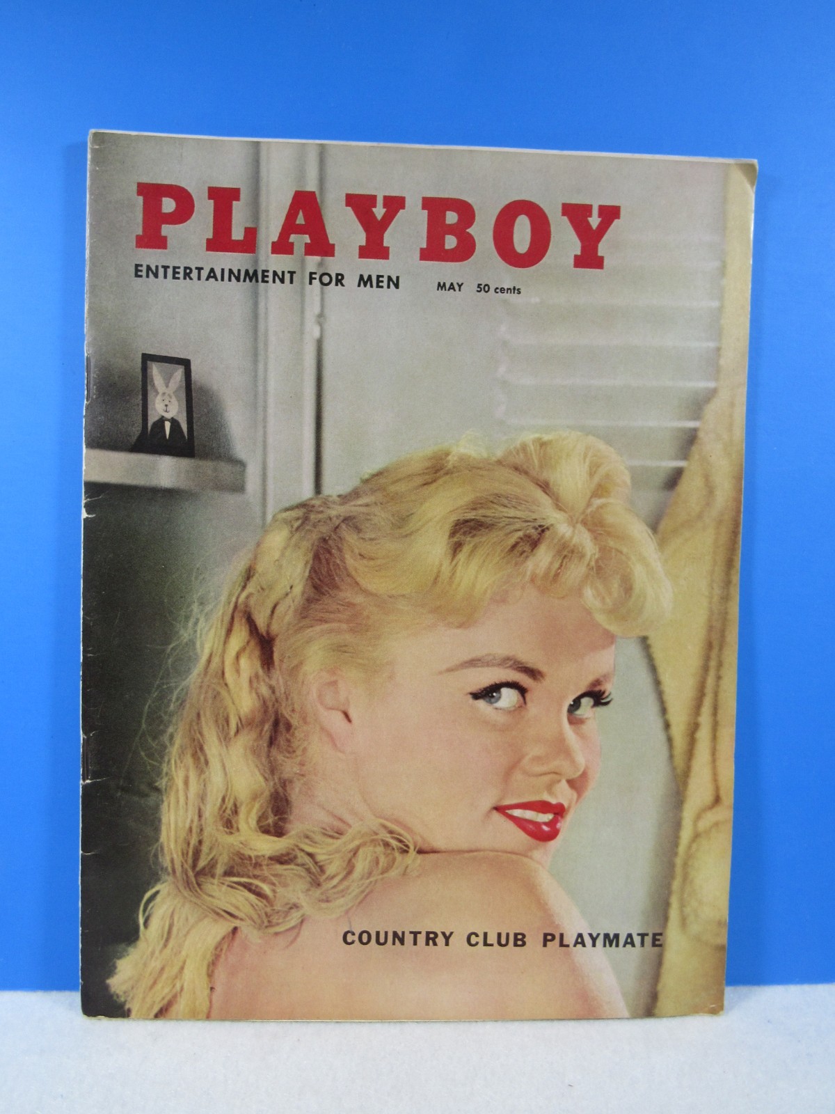 Playboy Magazine May 1958 LARI LAINE Playmate with Centerfold Intact GOOD -VG