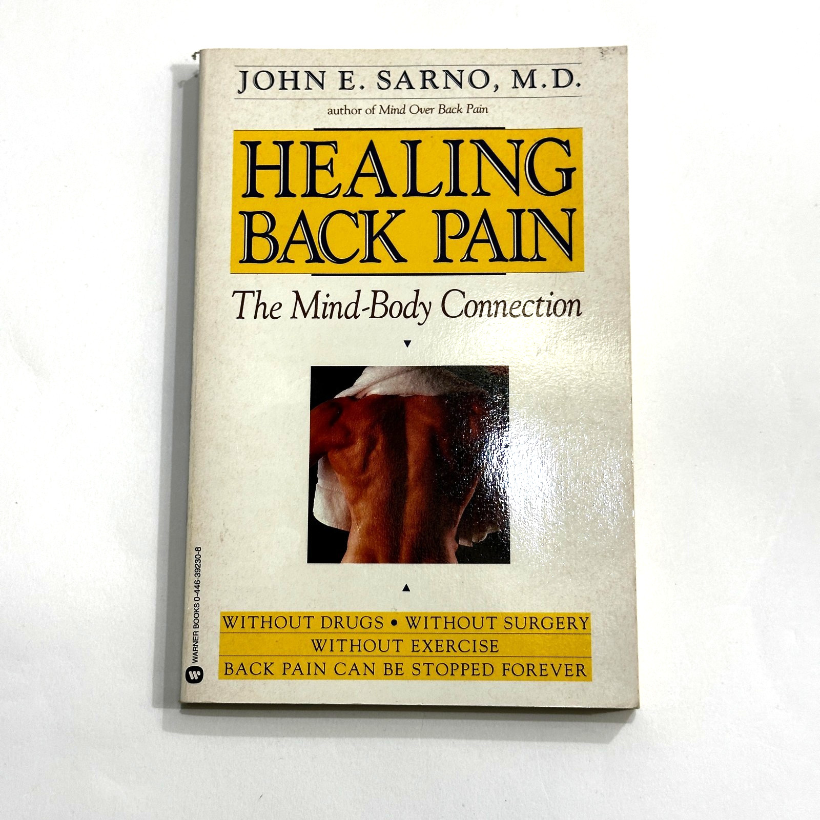 John E Sarno Healing Back Pain The Mind-Body Connection 1991 Paperback TMS Book