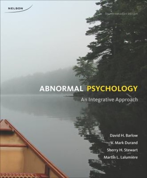 Abnormal Psychology Dr. David H. Barlow