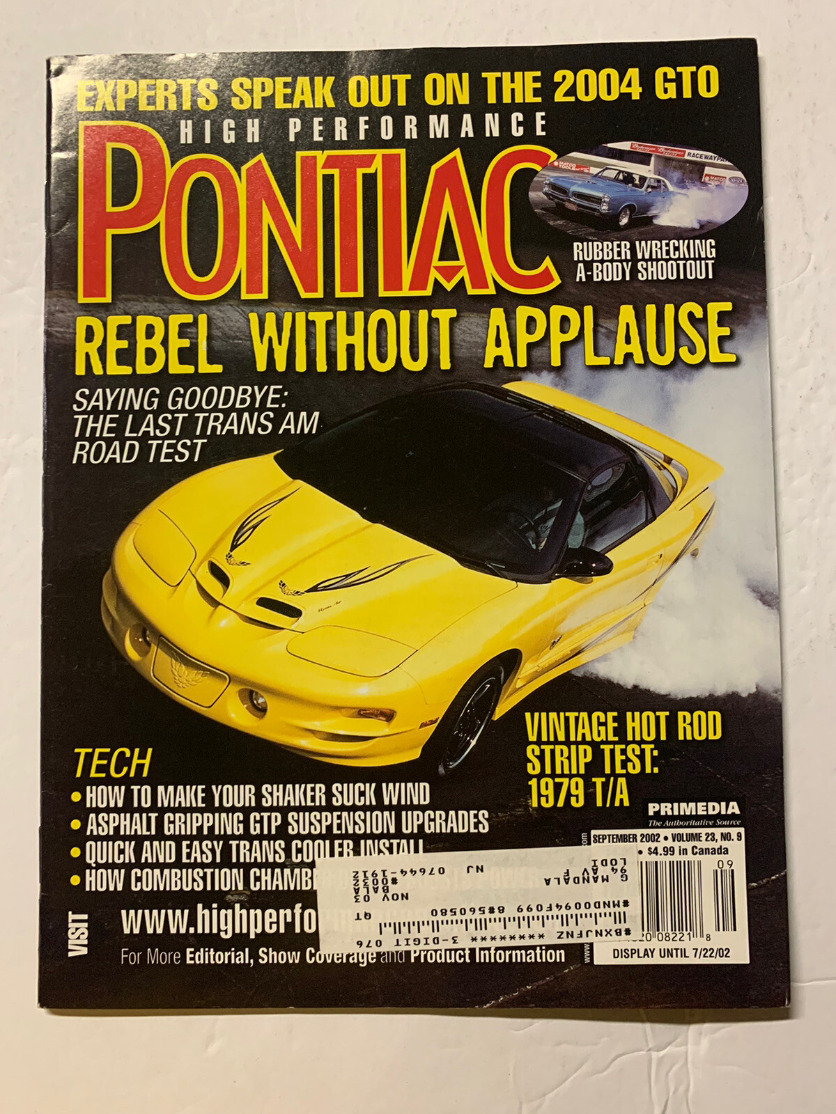 Pontiac MAGAZINE 2002… 12 In Total Near Mint-Mint None Finer