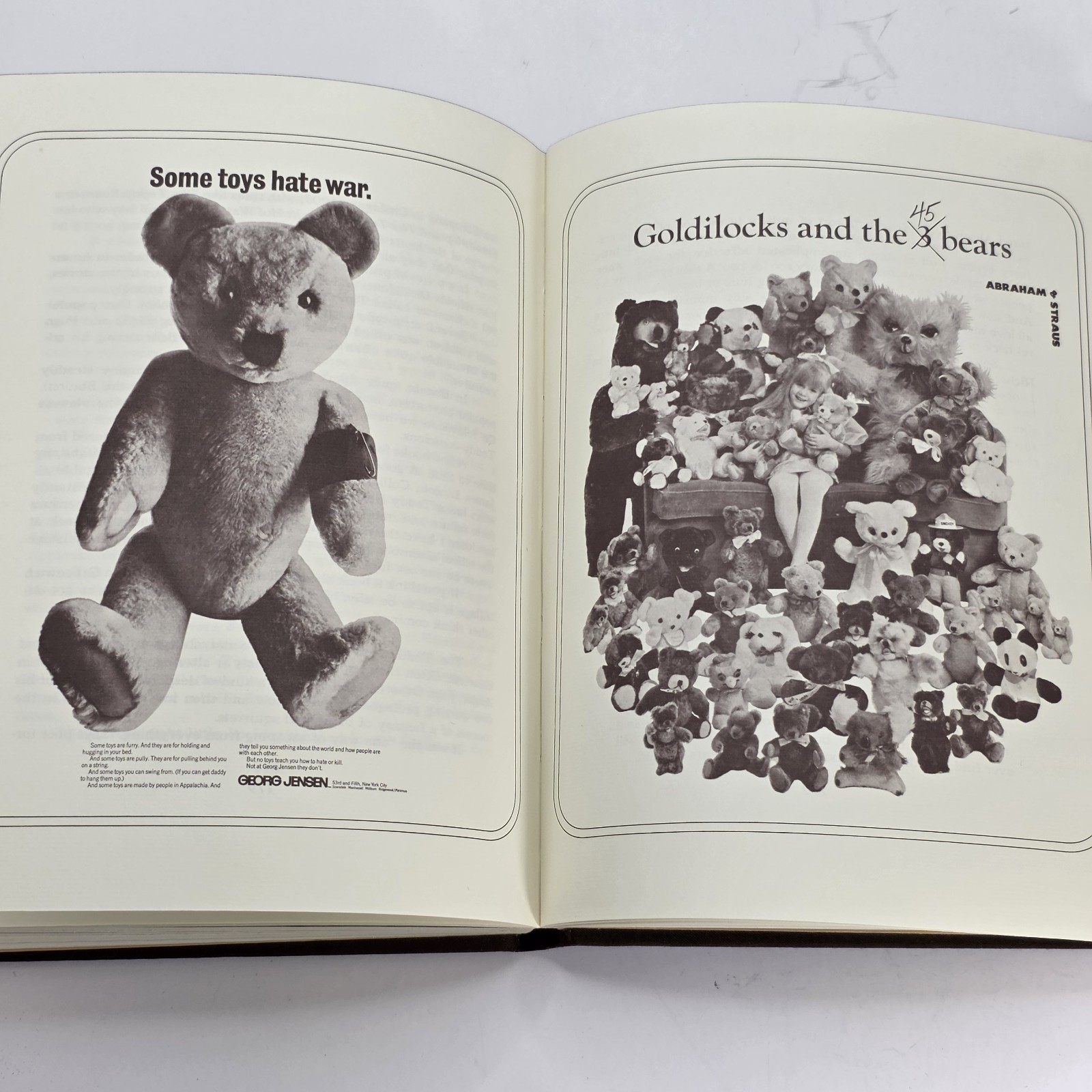 VTG Teddy Bear Book Signed Peter Bull Ltd Ed 3085/10000 w/ Slipcase Nisbet