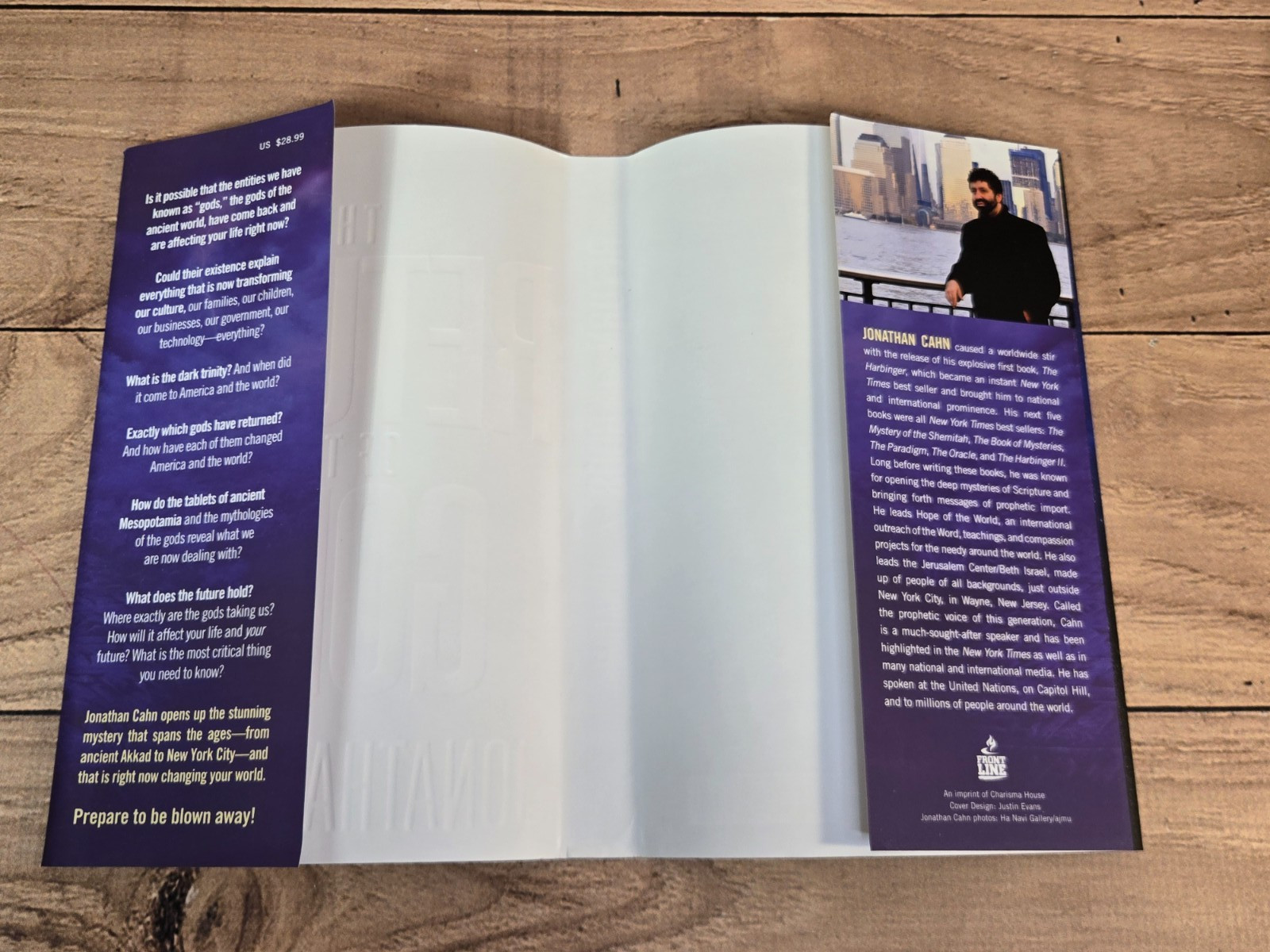 The Return of the Gods: by Jonathan Cahn Hardcover 2022 2nd Print LIKE NEW