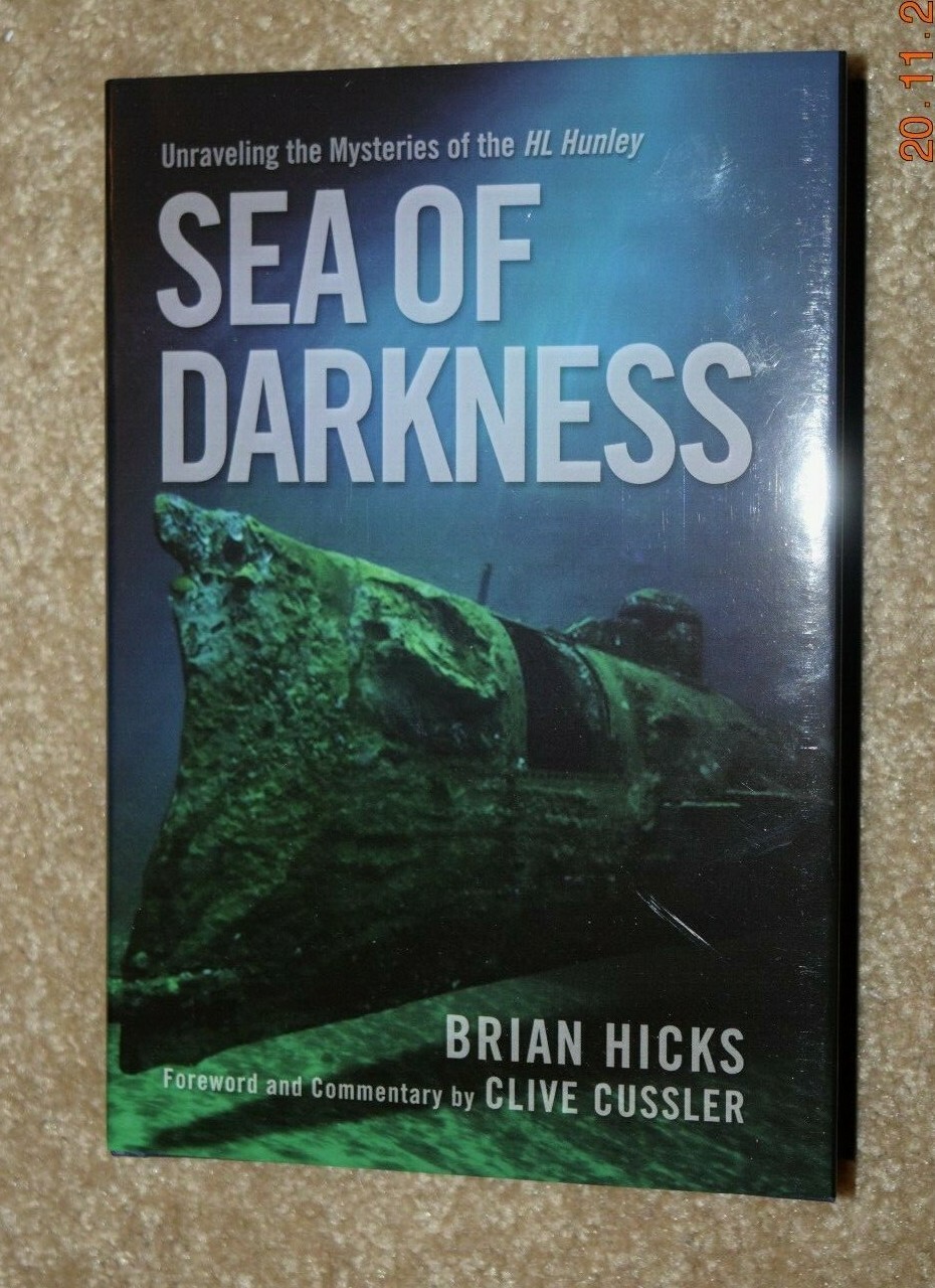 “SEA OF DARKNESS” by BRIAN HICKS, 476Pages, Hard Cover, Signed, New, (c) 2014