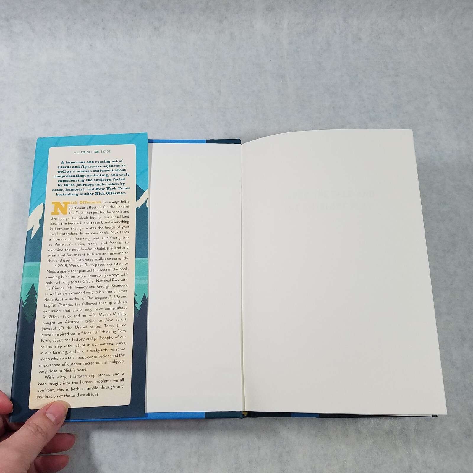 Where the Deer and the Antelope Play – Hardcover by Nick Offerman – LIKE NEW!
