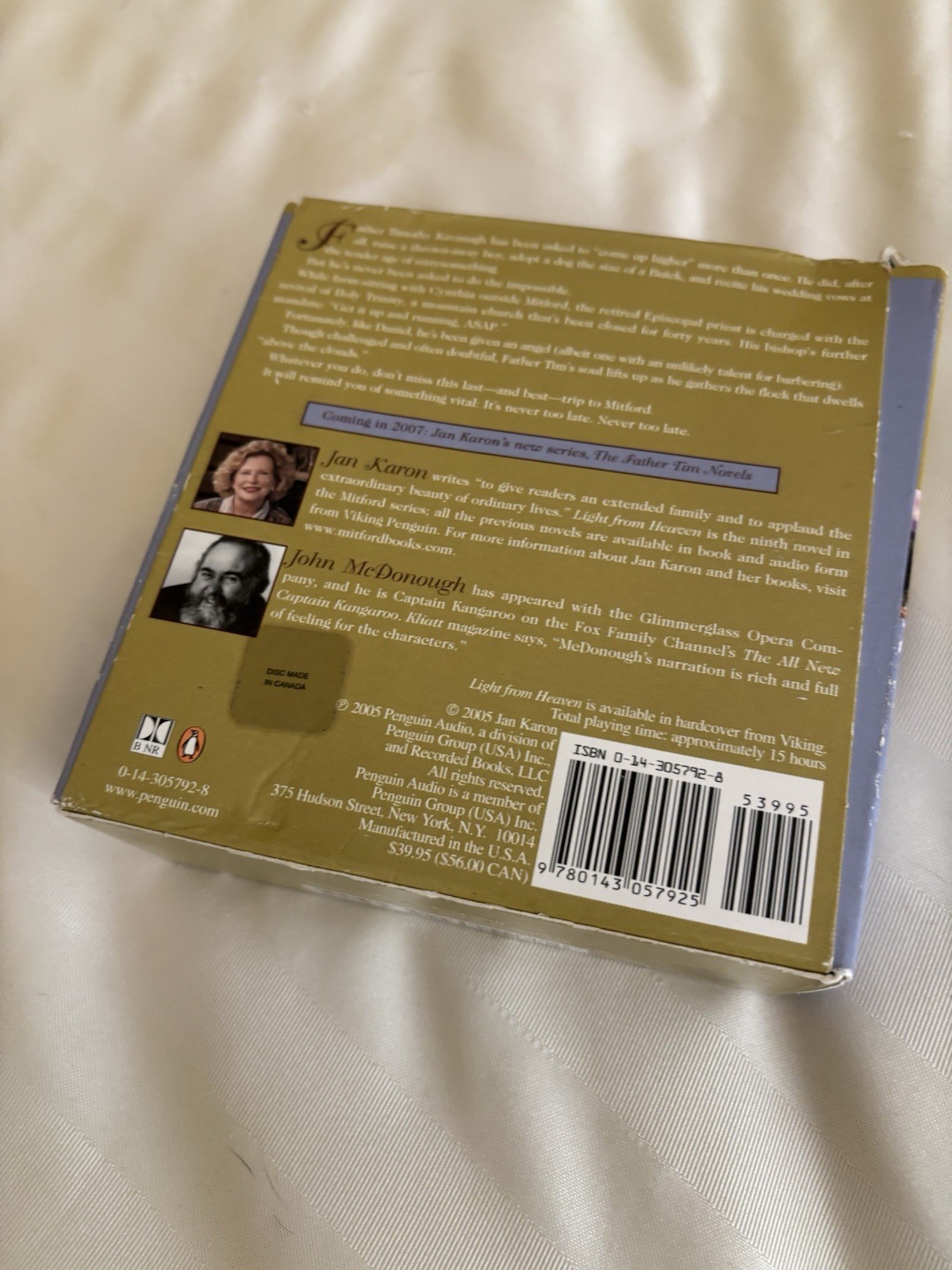 Light from Heaven Jan Karon Unabridged Audio Book CD 13 Disc Set John McDonogh
