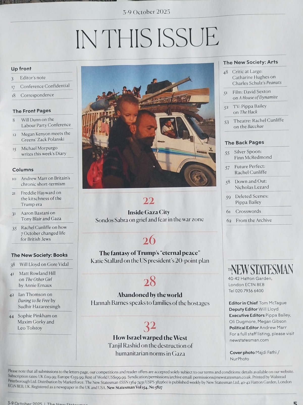 The New Statesman 3-9 October 2025