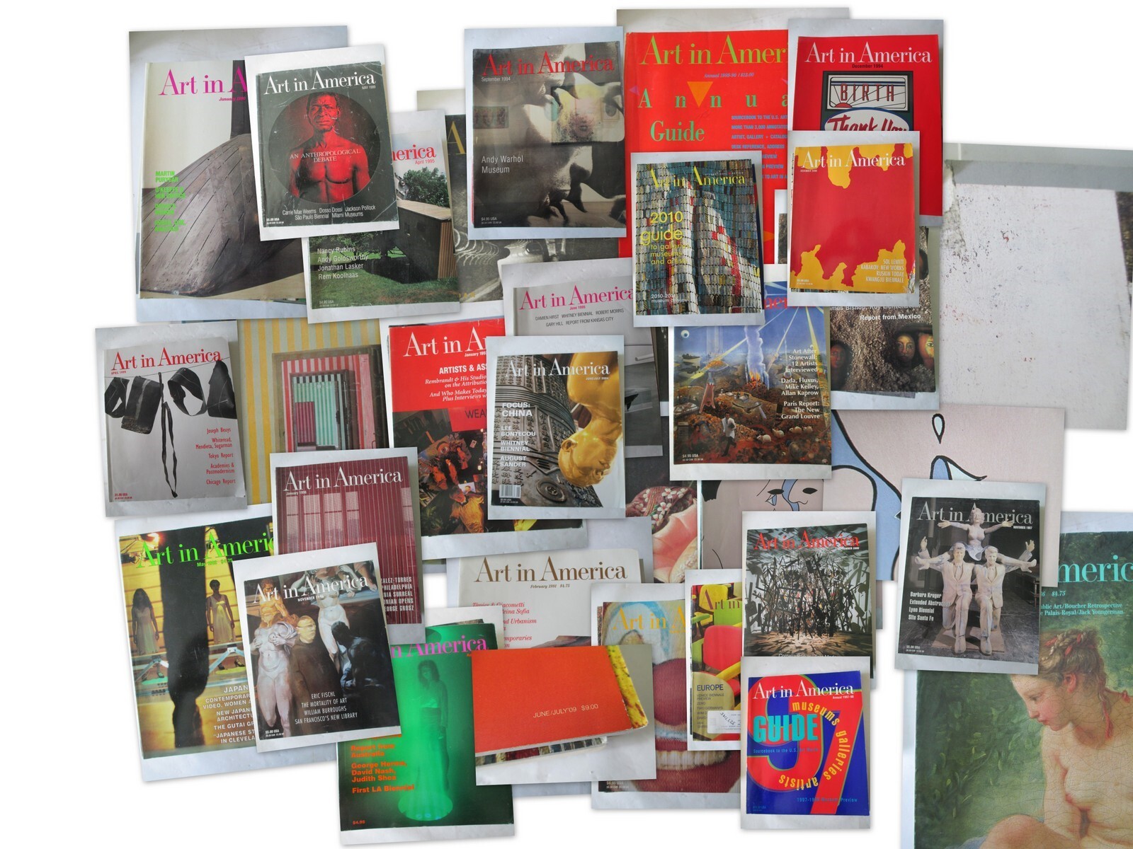 Art in America magazine issues your choice $5.99 flat Shipping