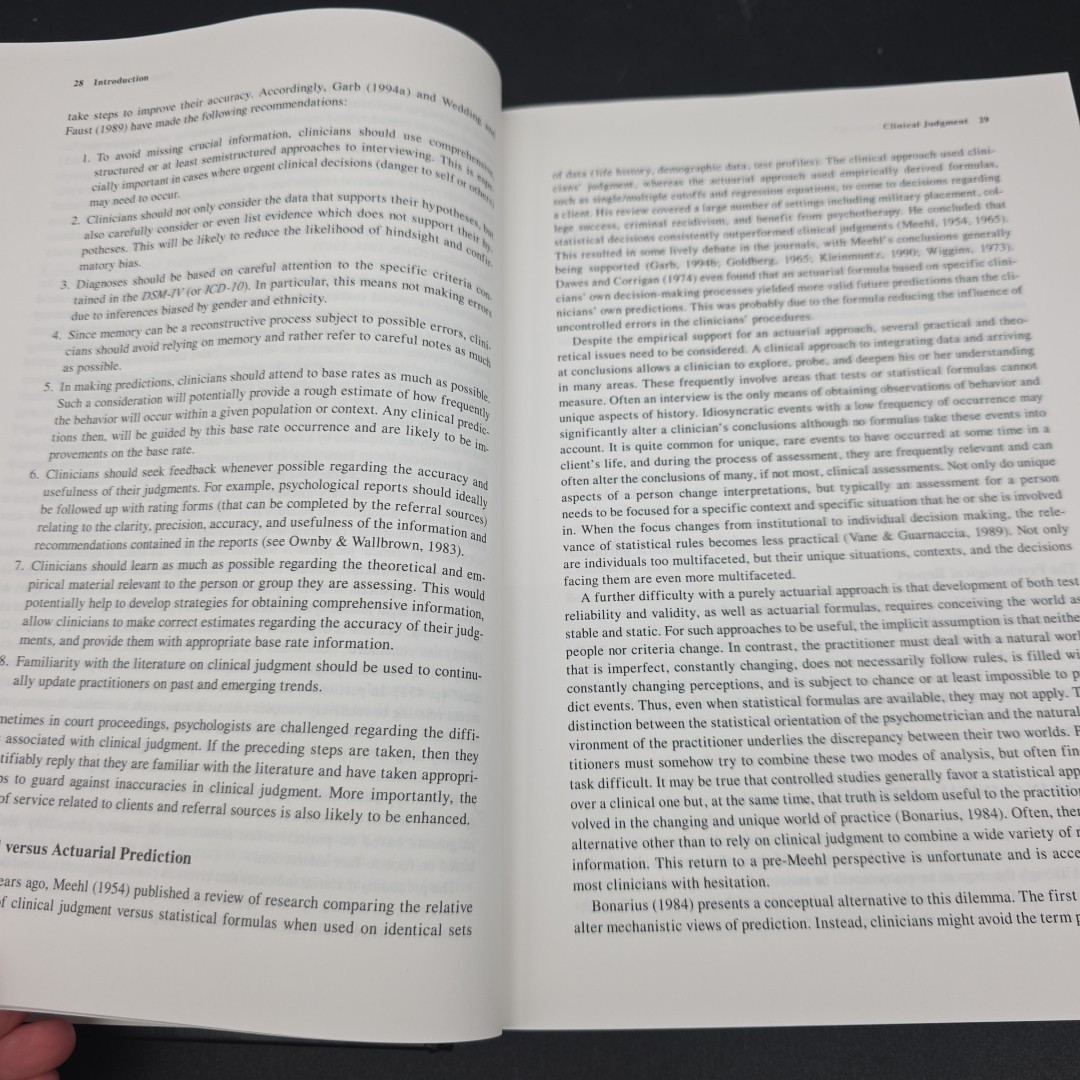 Handbook of Psychological Assessment 3rd Edition By Groth-Marnat, Gary & J Wiley