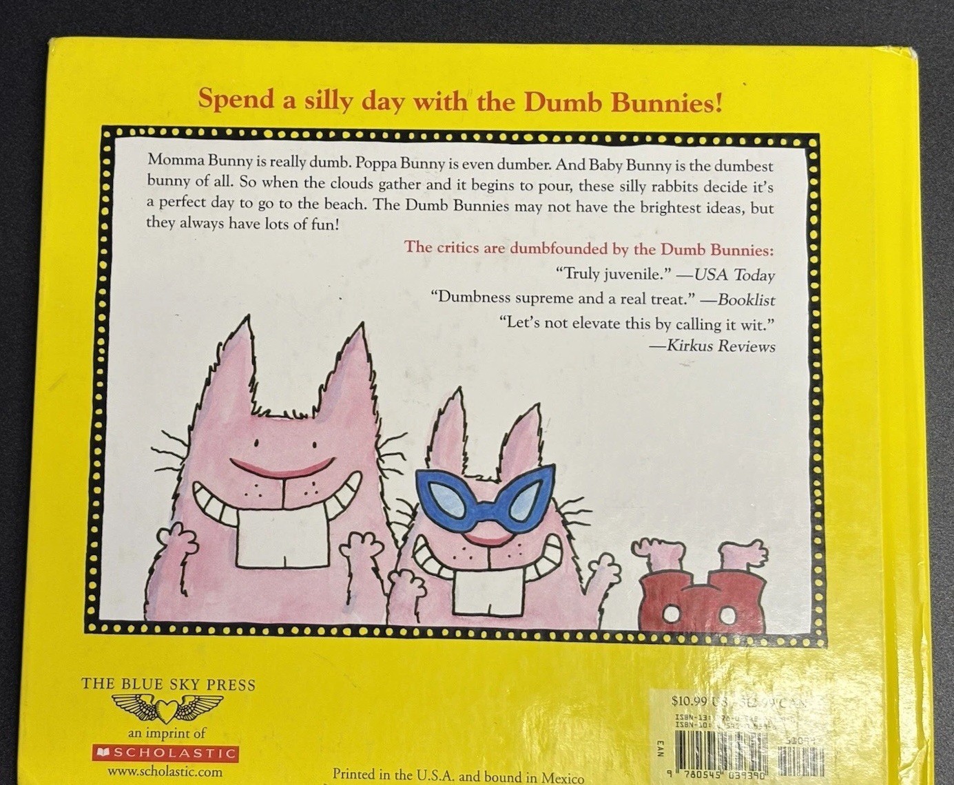 Dumb Bunnies 2007 Book “Make Way for Dumb Bunnies” 1st Edition Dav Pilkey USA