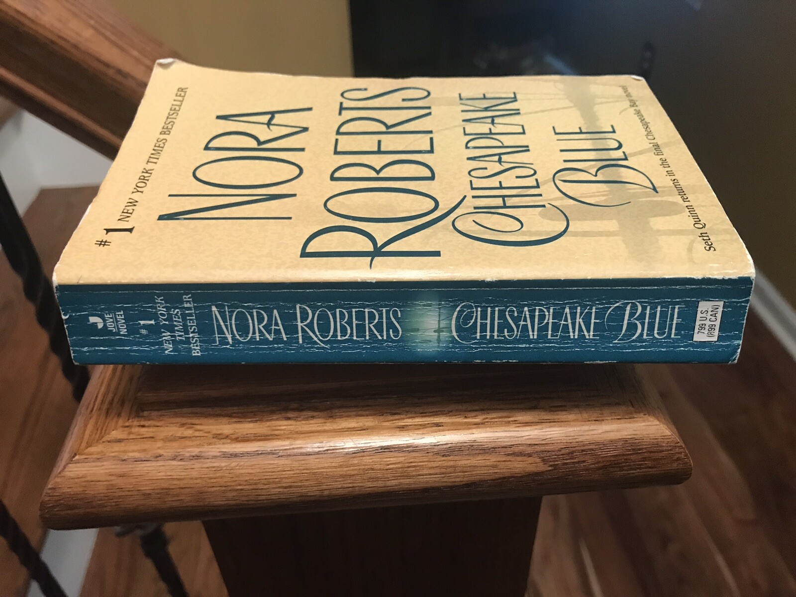 2002 “Chesapeake Blue” Book by Nora Roberts – Used, 371 Pages, Paperback