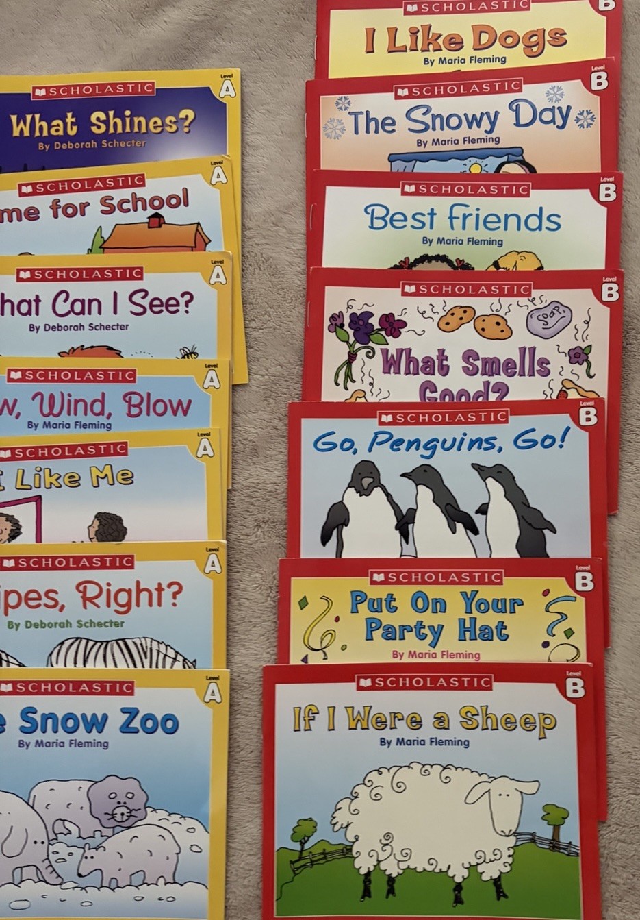 Little Leveled Readers by Scholastic Learn to Read Kids Books Lot 61 A-D