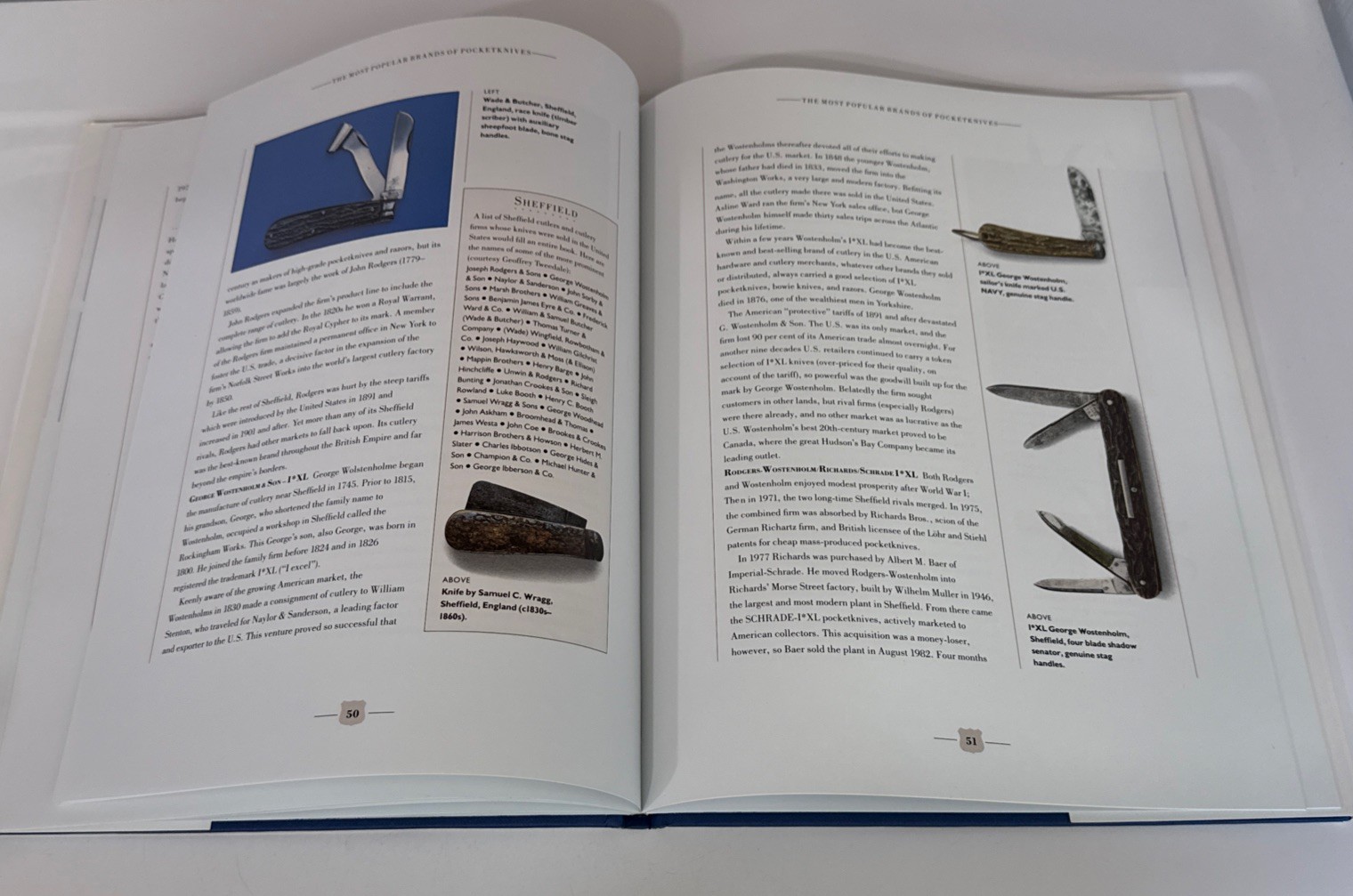 Pocket Knives Guide By Bernard Levine. 1993 Hardcover 80 Pages Pre Owned