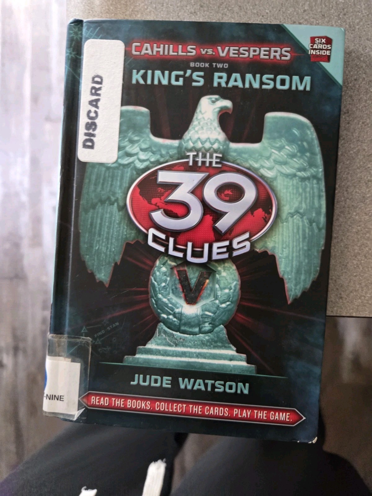 39 Clues. 16 Book Lot. Mixed Series 1 Card Pack Replacement Set. Most Cards Gone