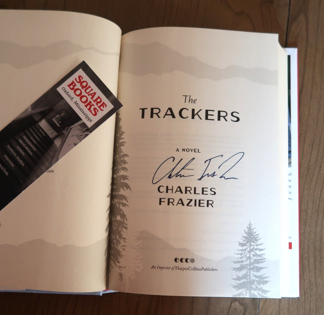 The Trackers by Charles Frazier (2023) HC 1ed Signed VG+ Fast Free Shipping