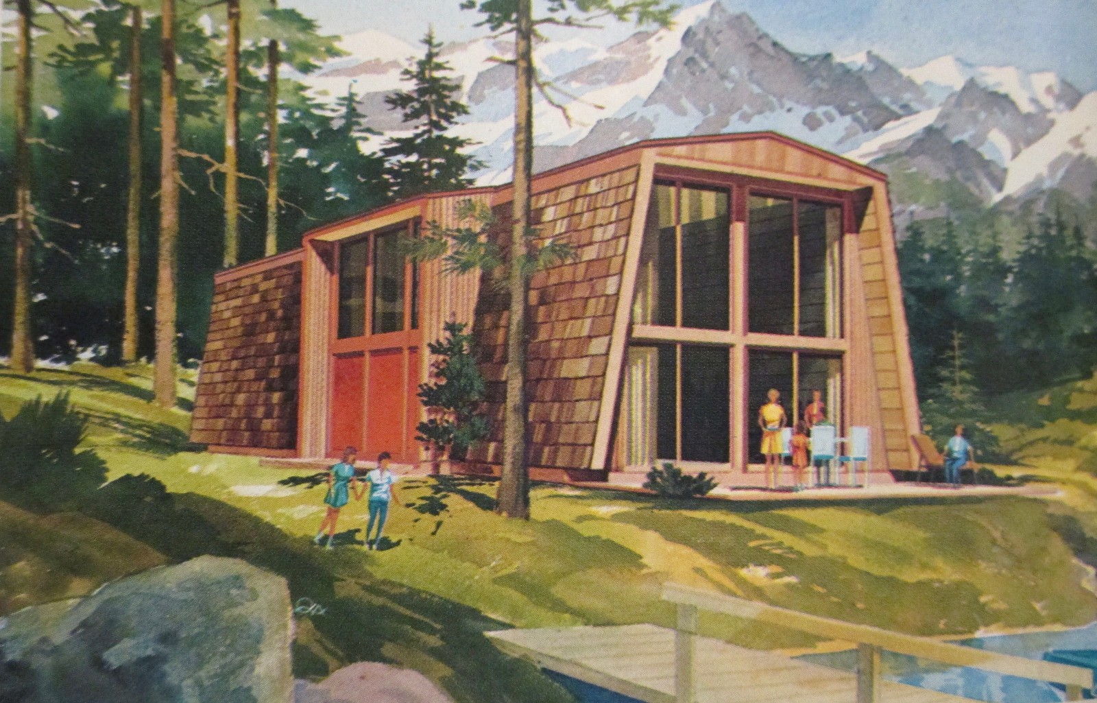 1991 Home Planners VACATION & SECOND HOMES plan book 258 designs Architecture