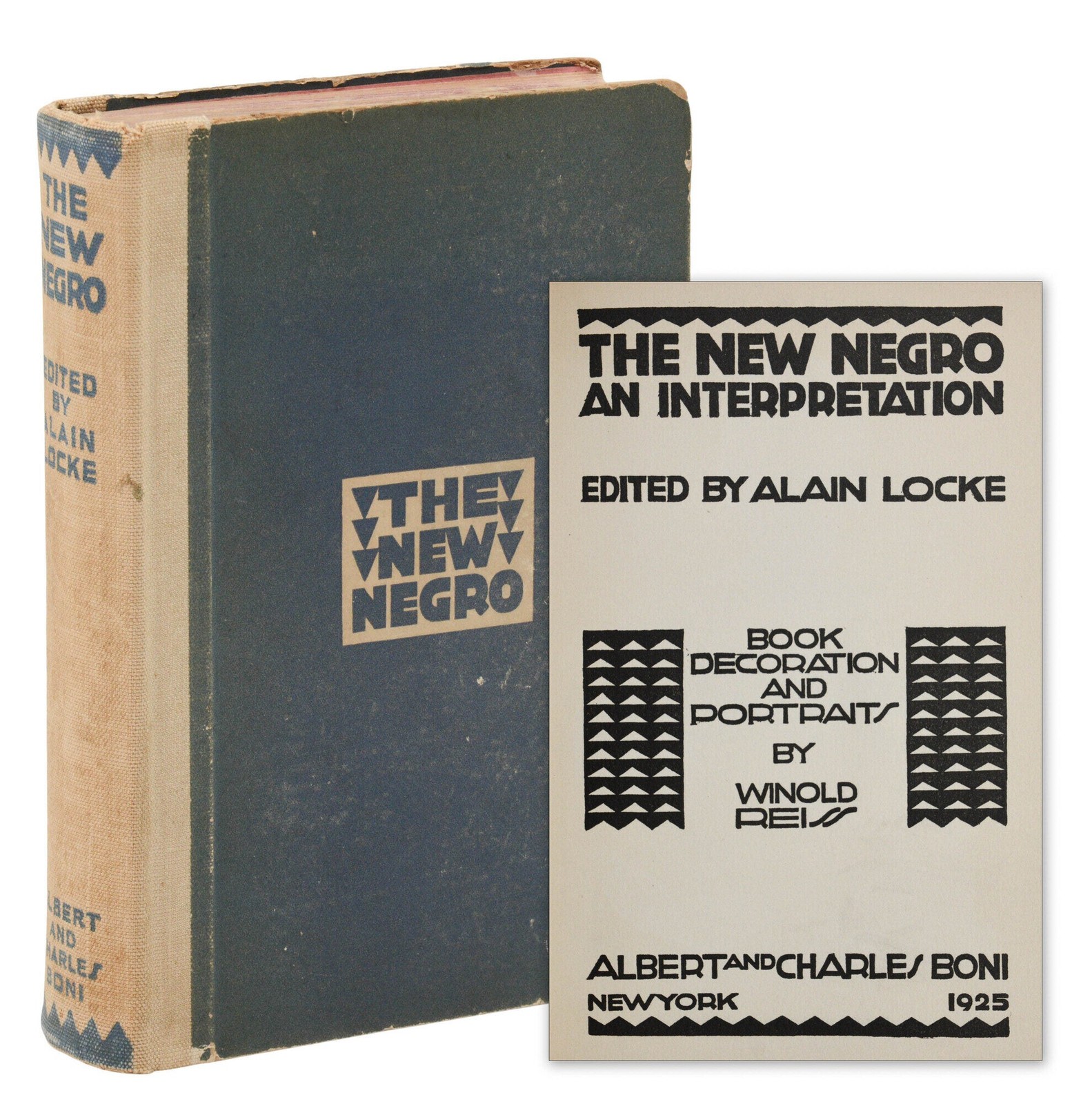 The New Negro ~ edited by ALAIN LOCKE ~ First Edition ~ 1st Printing 1925