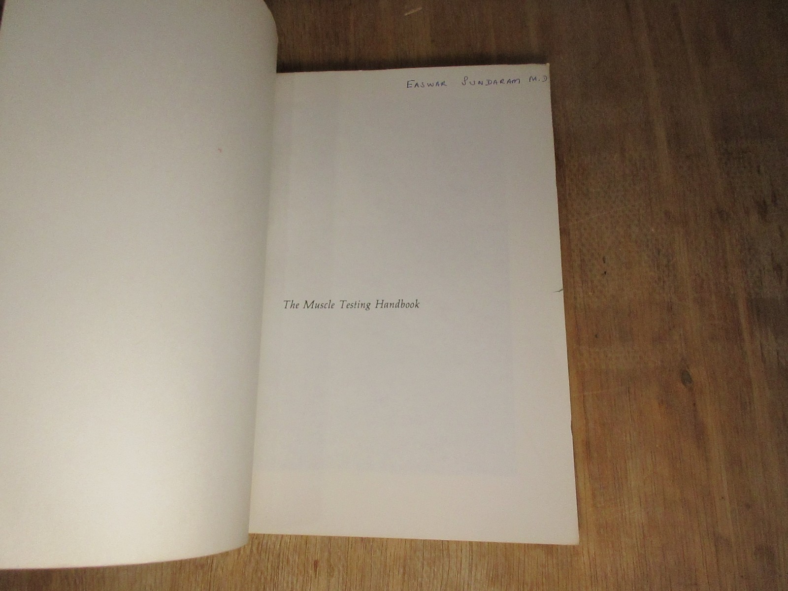 The Muscle Testing Handbook 1984 Occupational Therapy 194 Pages