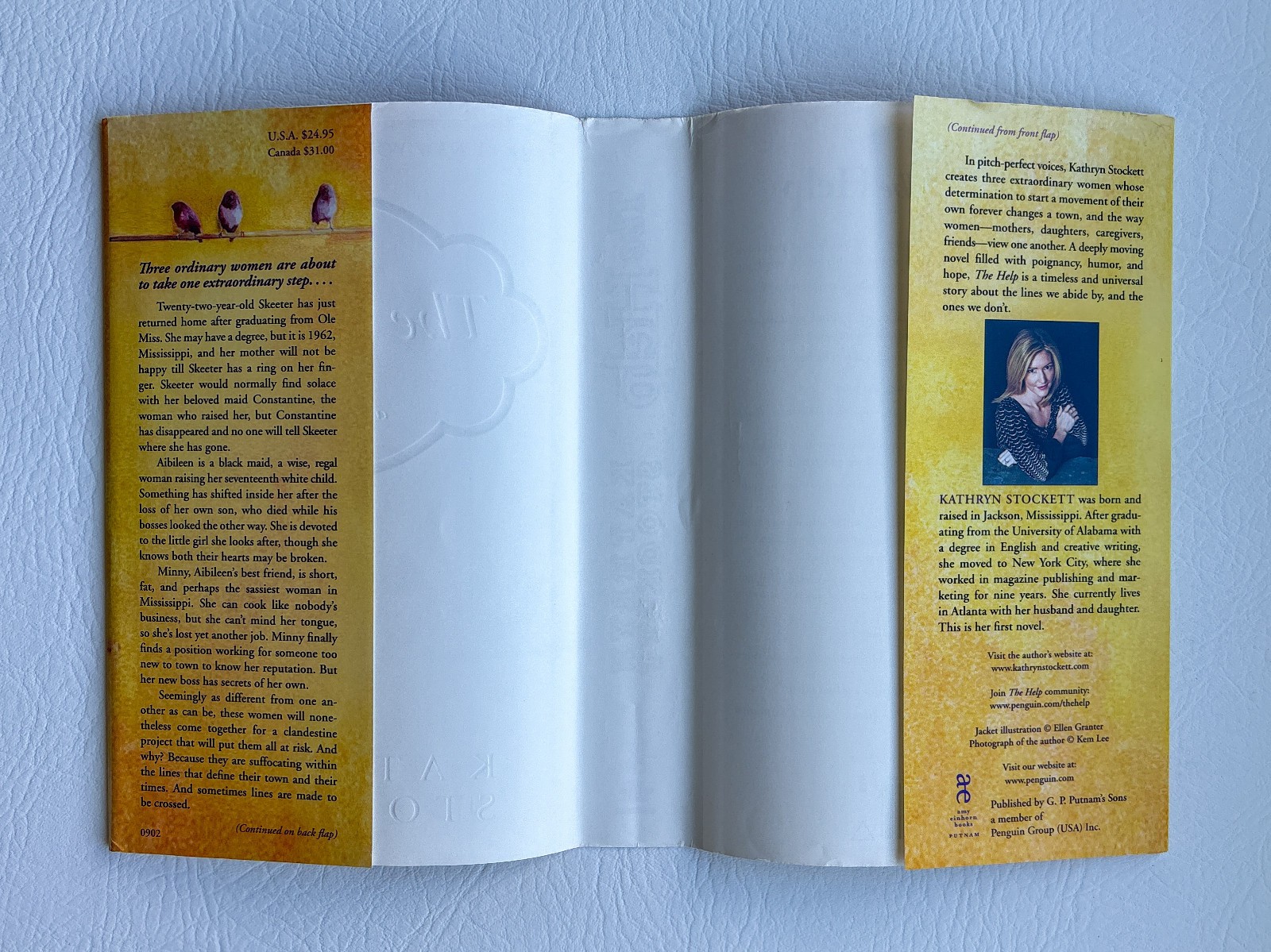 The Help Kathryn Stockett Signed Autographed Copy Hardcover