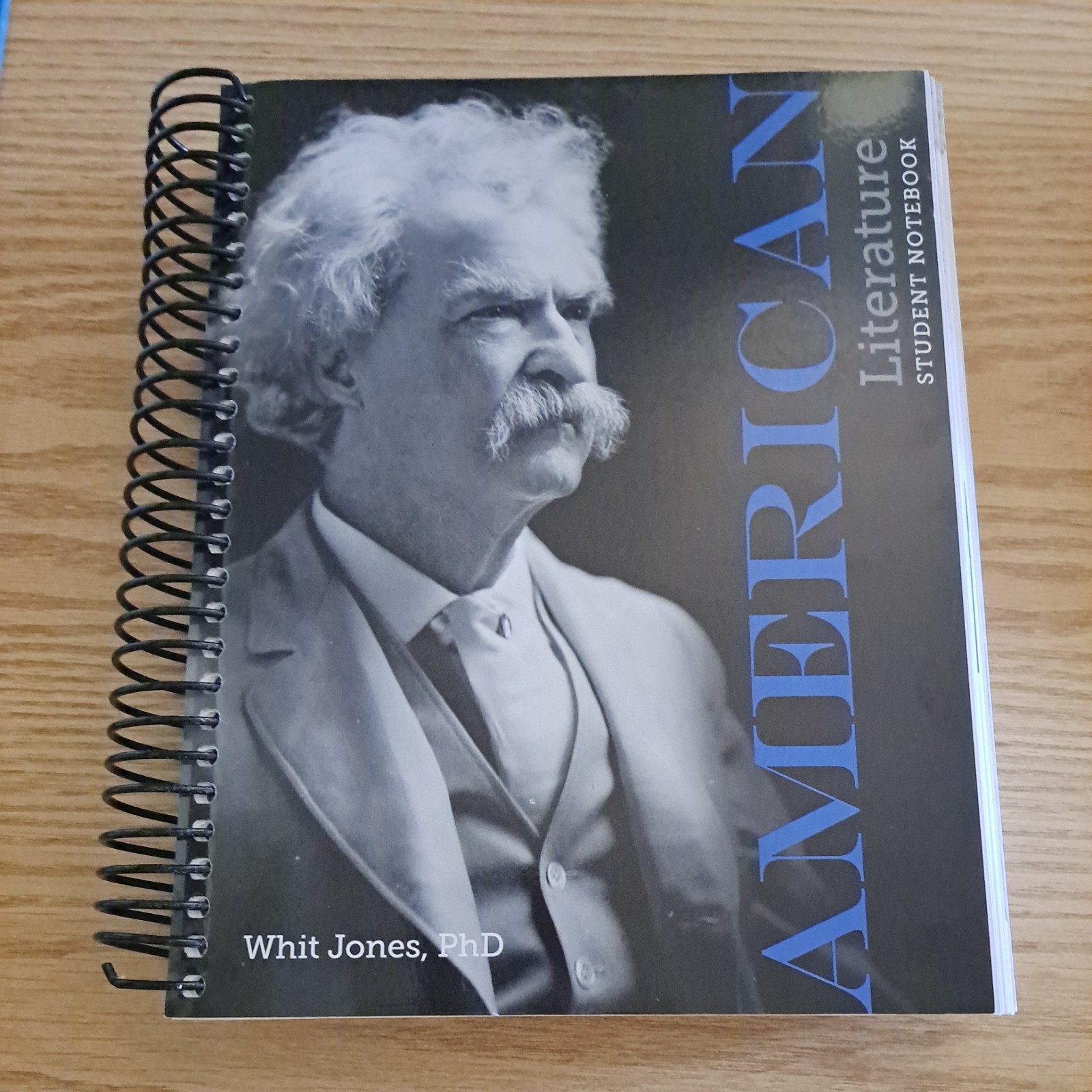 American Literature Student Notebook – Spiral-bound By Whit Jones Like New Cond.