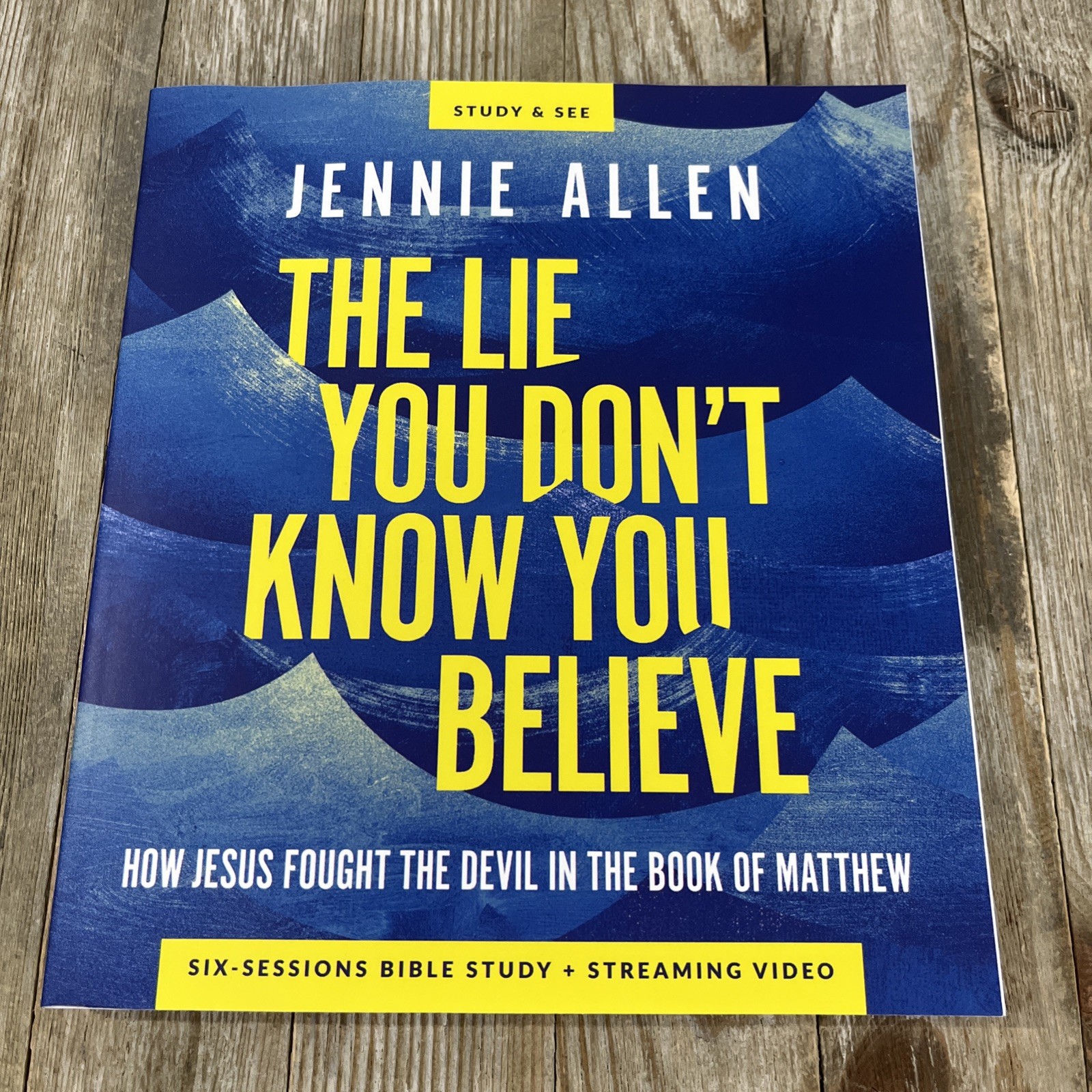 The Lie You Dont Know You Believe by Jennie Allen – Bible Study Guide – New