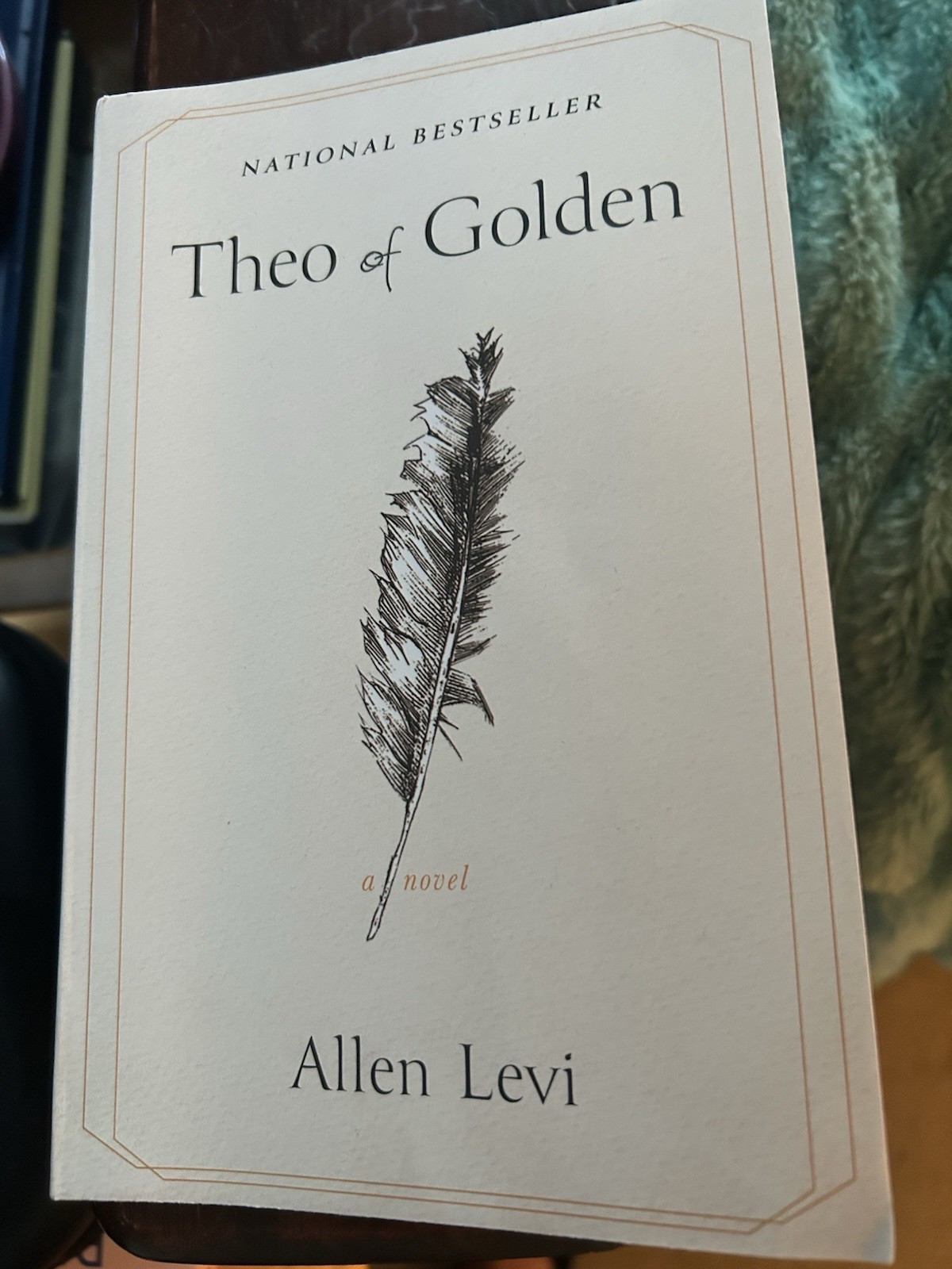 Theo of Golden Allen Levi 2025 Trade Paperback Atria Books Fiction Novel