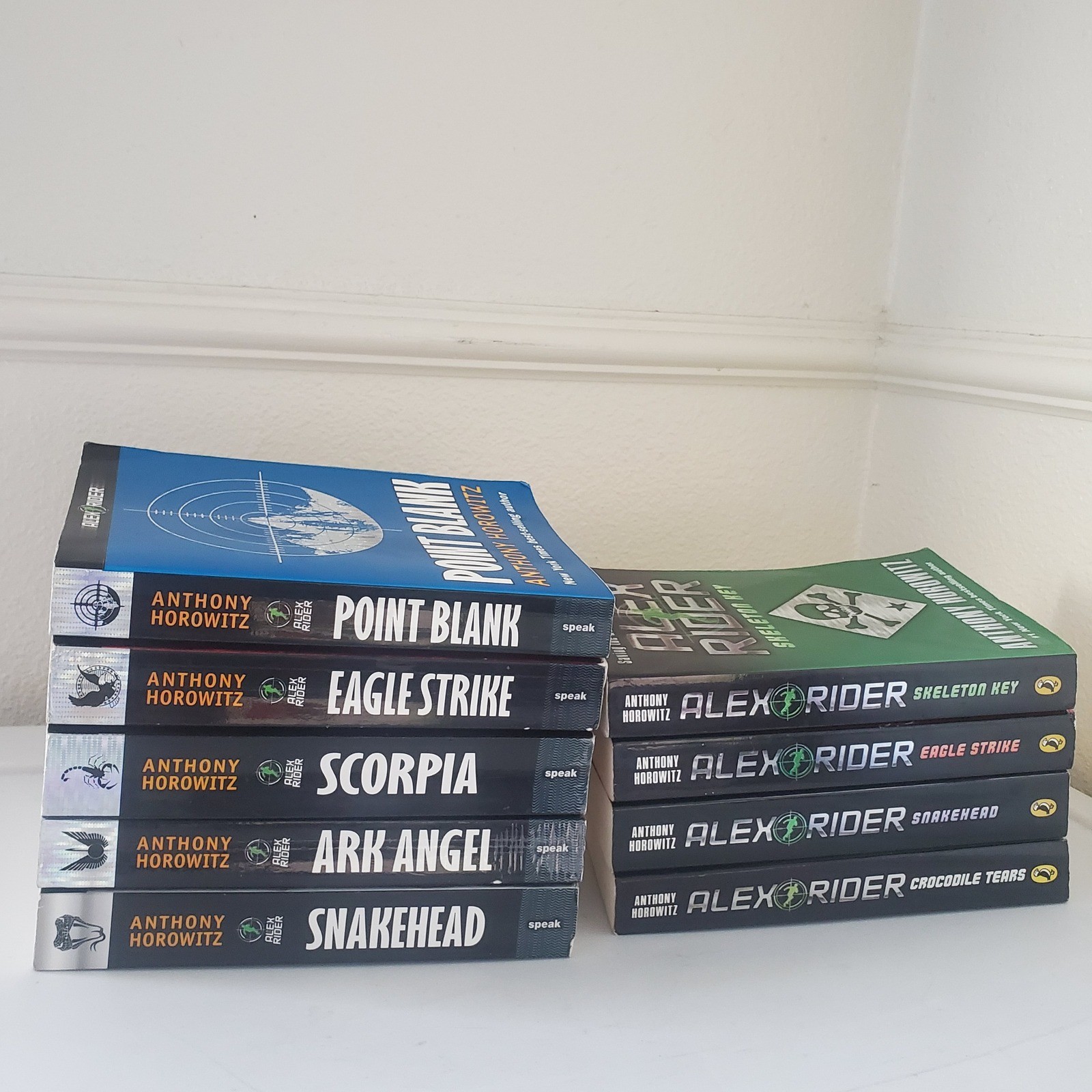 Alex Rider Anthony Horowitz 9 Book Lot Paperback Spy Series Point Blank Scorpia