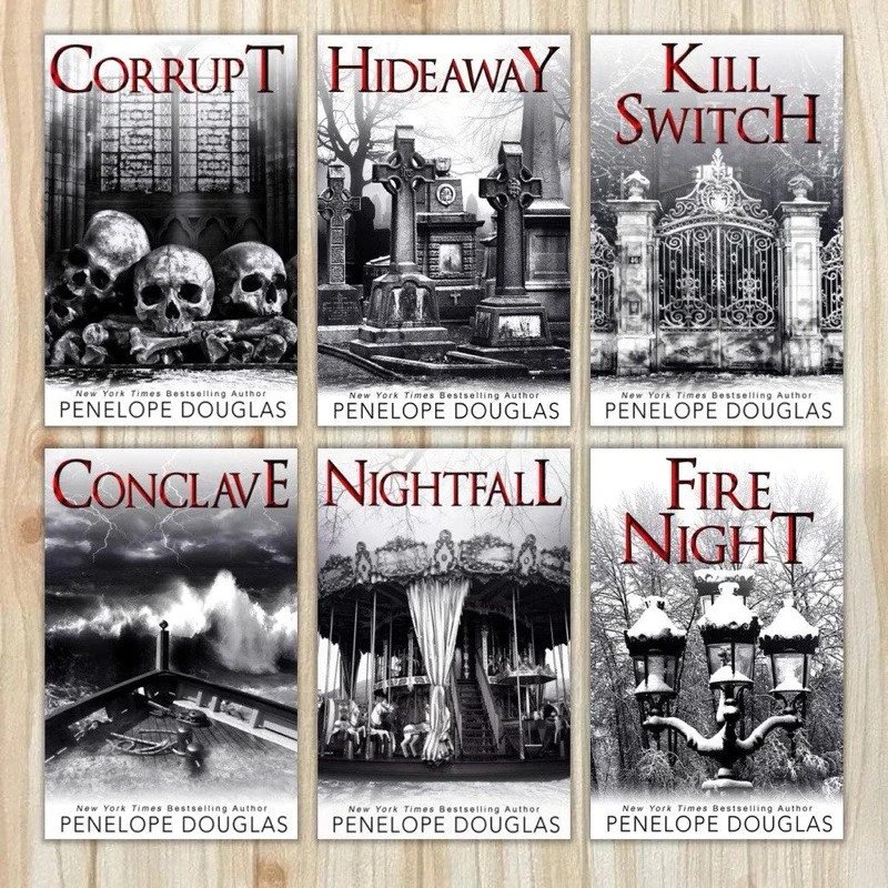 Devil’s Night 6 Series English Books Full Set Vol 1-6 by Penelope Douglas Loose