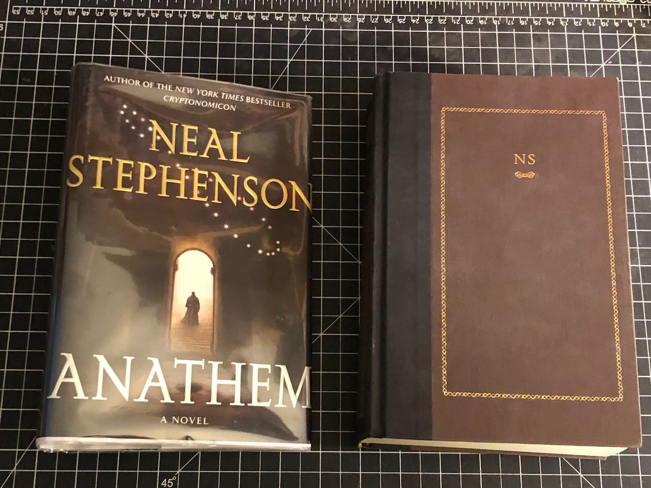 Anathem by Neal Stephenson SIGNED HC 1st/1st