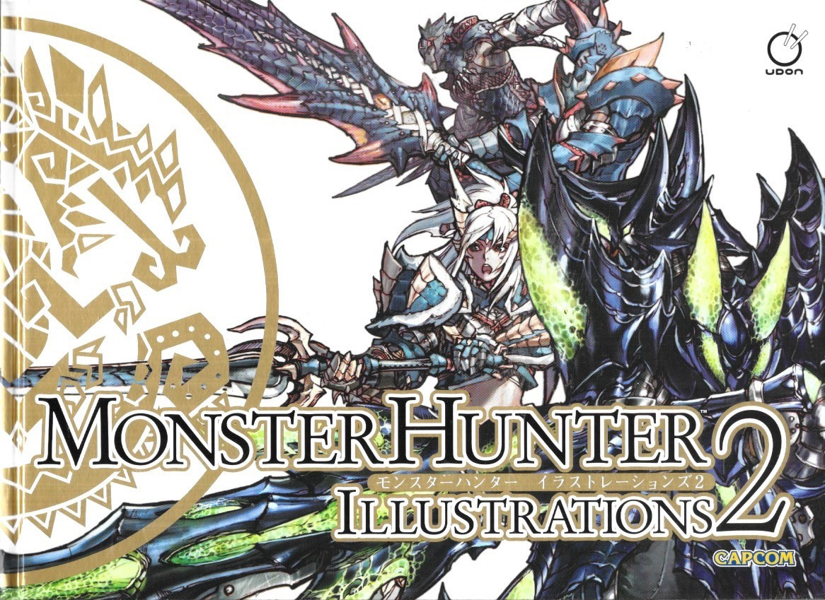 Monster Hunter Illustrations 2, Hardcover 8.5×12″ unread Near Mint
