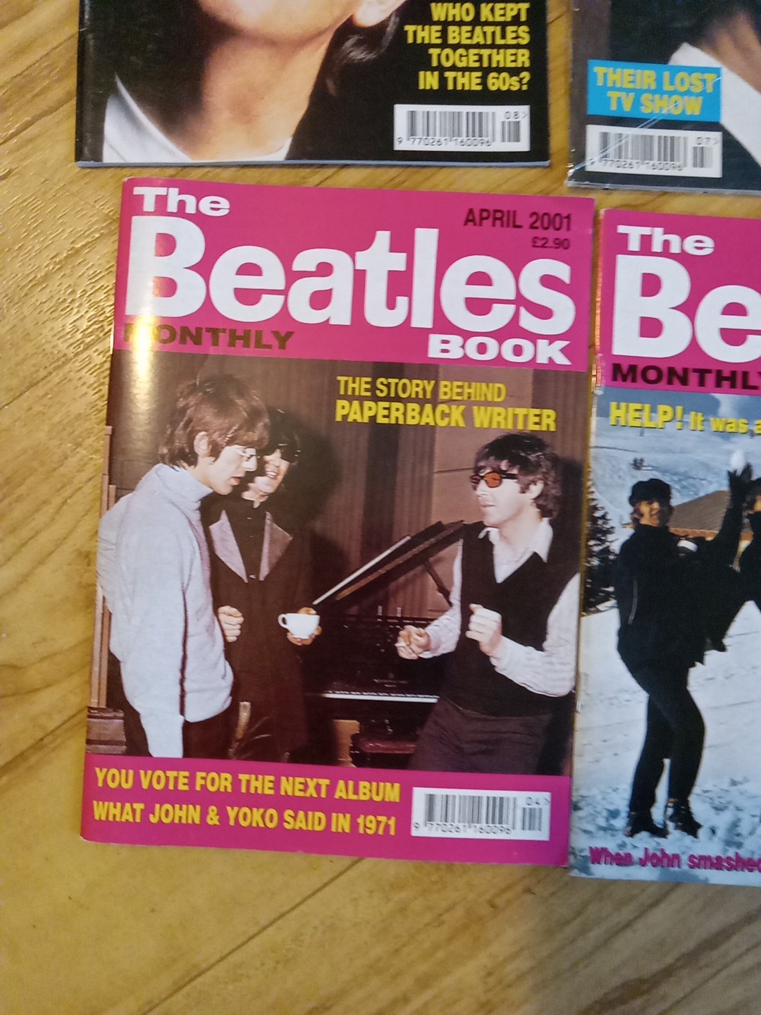 Beatles Monthly Book Magazines Lot Of 9 Issues United Kingdom Excellent