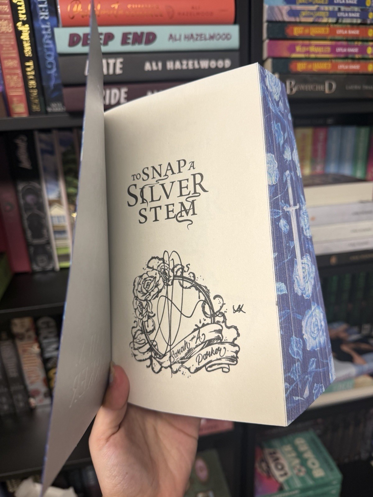 To Snap a Silver Stem by Sarah A. Parker SIGNED IN PERSON